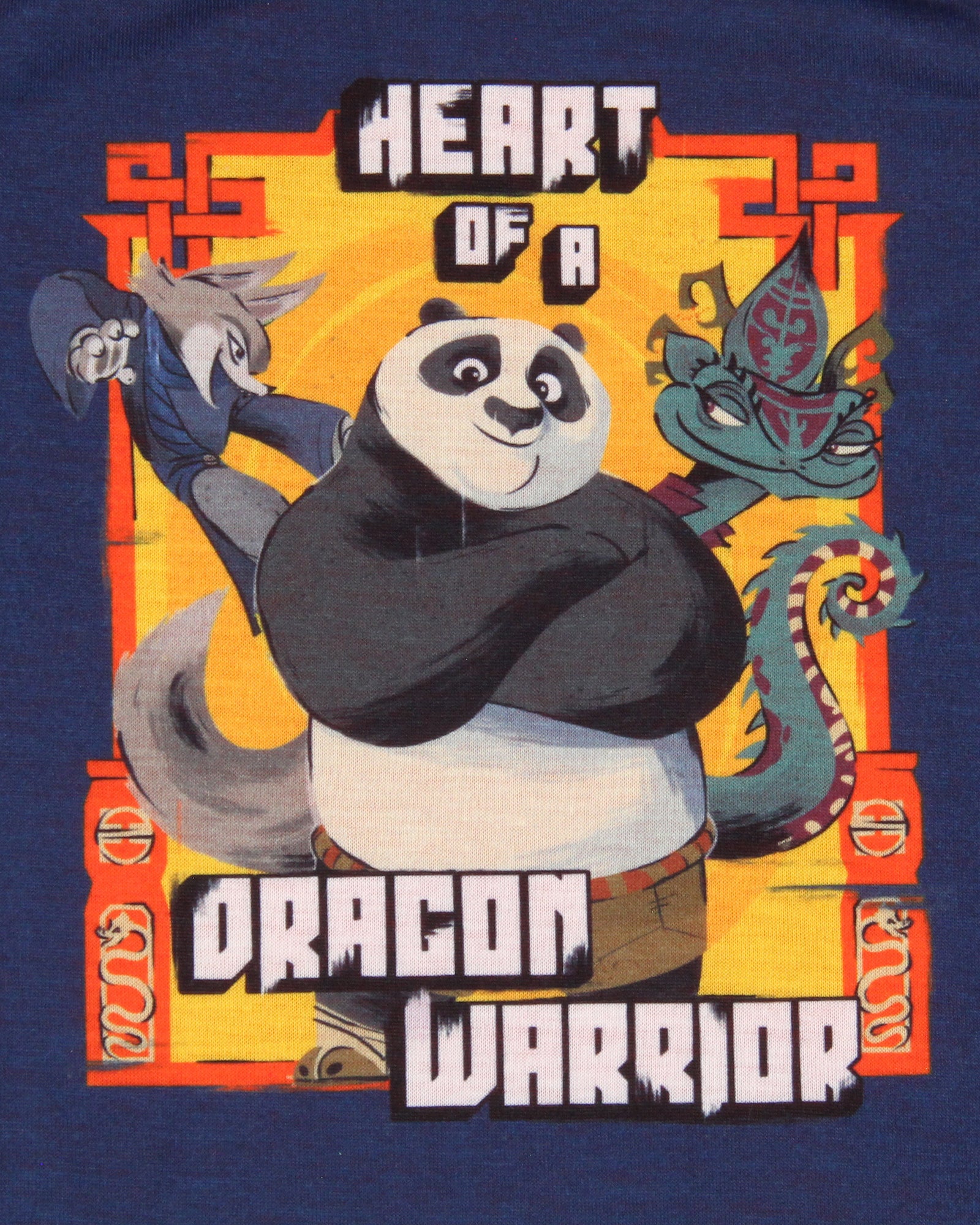 Kung Fu Panda 4 Toddler Boy's Heart of a Dragon Warrior Sleep Pajama Set