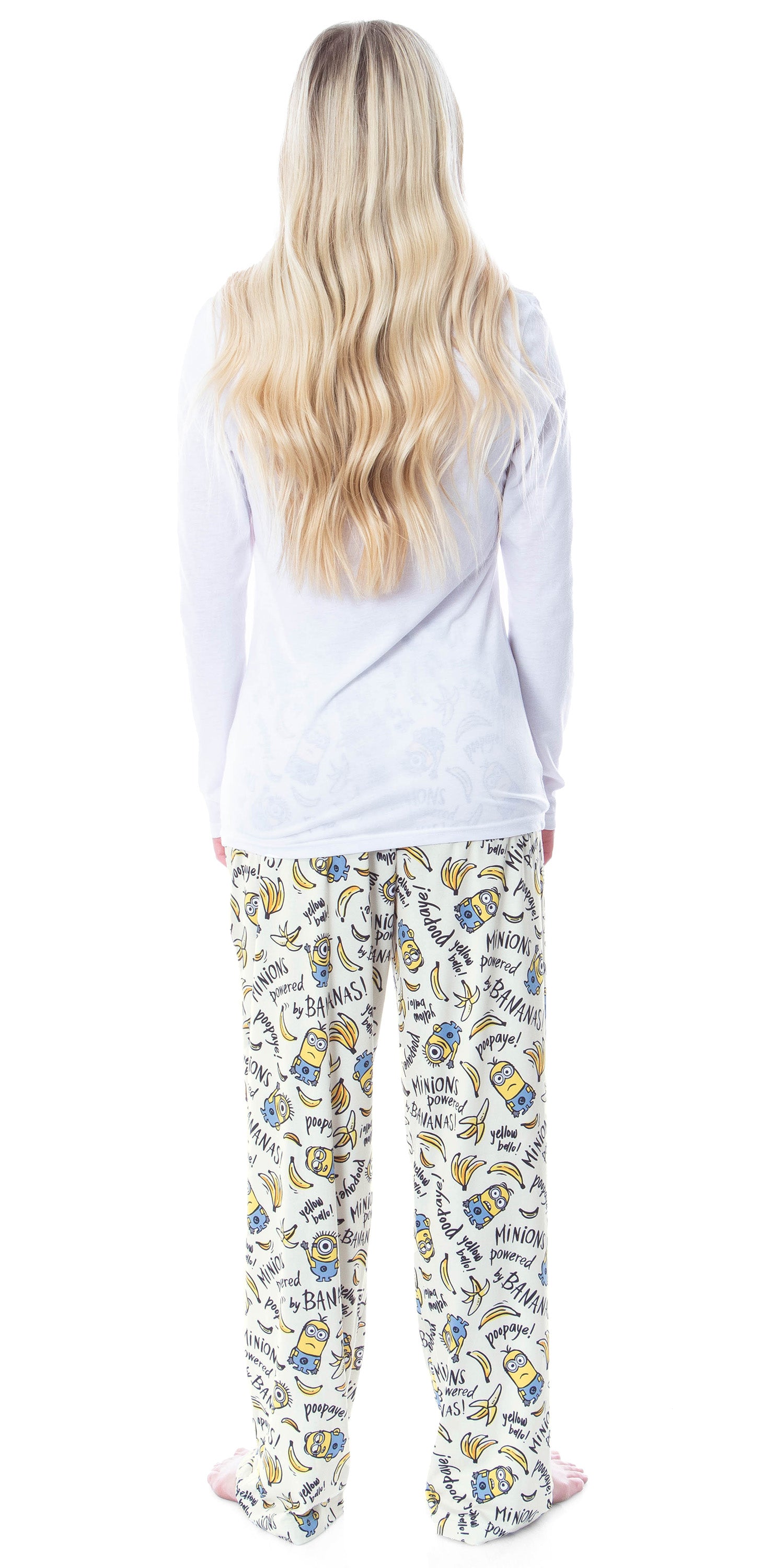 Despicable Me Womens' Minions Powered By Bananas Sleep Pajama Pants