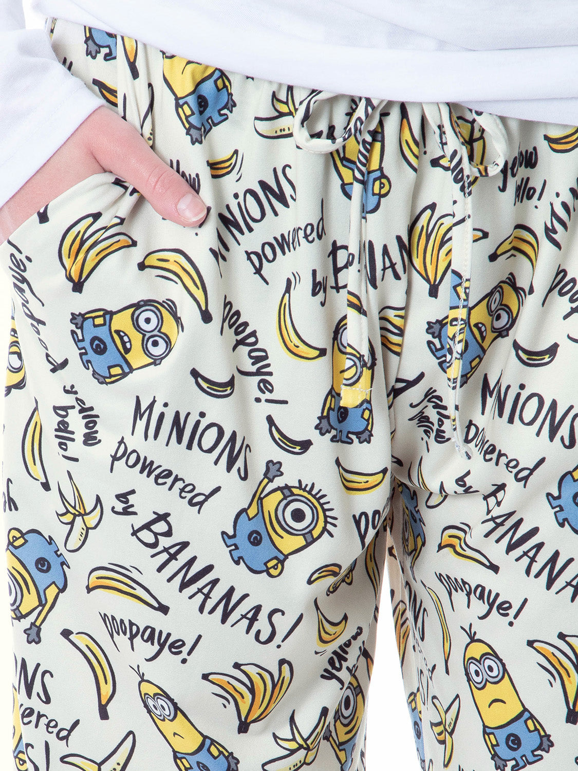 Despicable Me Womens' Minions Powered By Bananas Sleep Pajama Pants