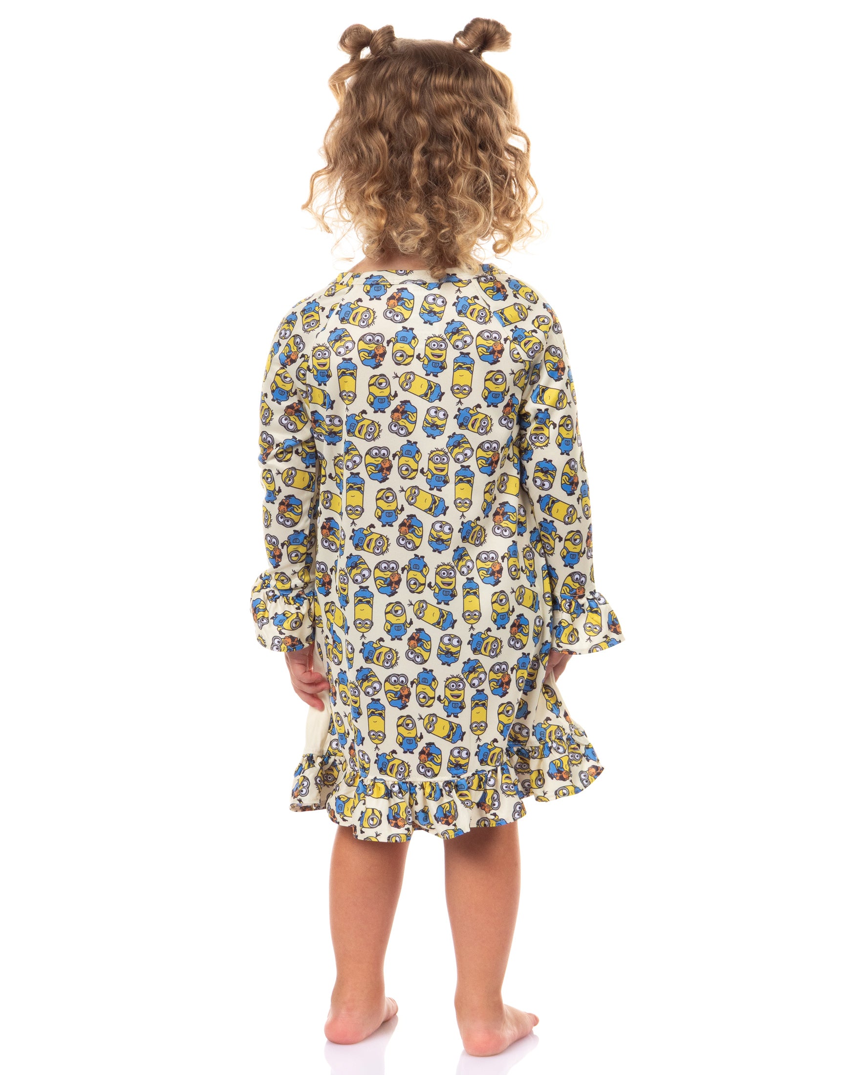Despicable Me Toddler Girls' Minions Snuggle Sleep Pajama Dress Nightgown