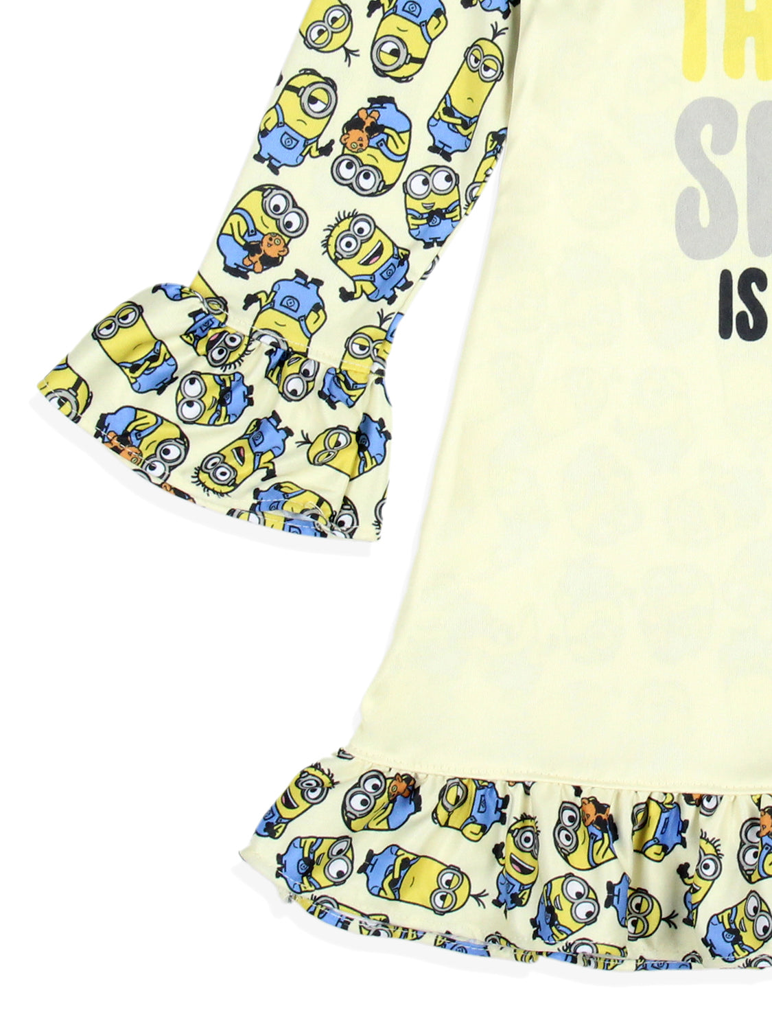 Despicable Me Toddler Girls' Minions Snuggle Sleep Pajama Dress Nightgown