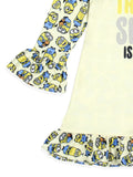 Despicable Me Toddler Girls' Minions Snuggle Sleep Pajama Dress Nightgown