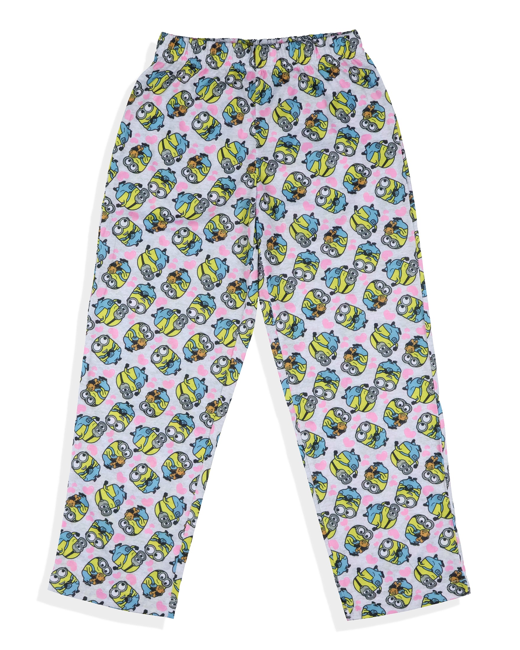 Despicable Me Girls' Minions Chibi Bello Raglan Sleep Pajama Set