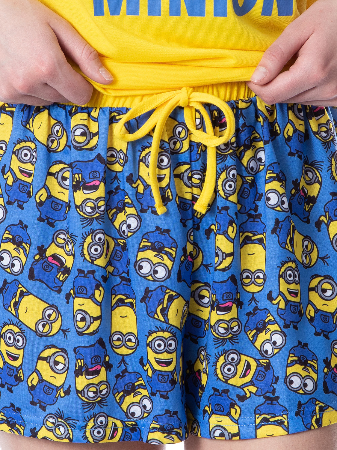 Despicable Me Womens' Minions 1 In A Minion Sleep Pajama Set Short