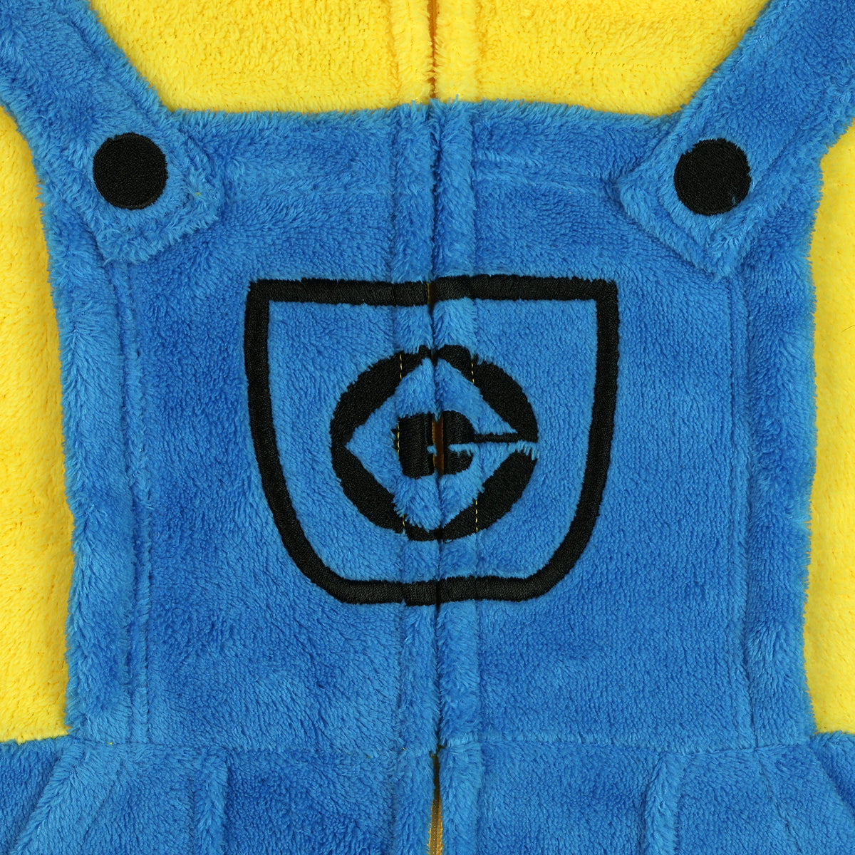 Minions Union Suit Toddler Boy's Fleece One Piece Hooded Pajamas (Kevin, 4T)