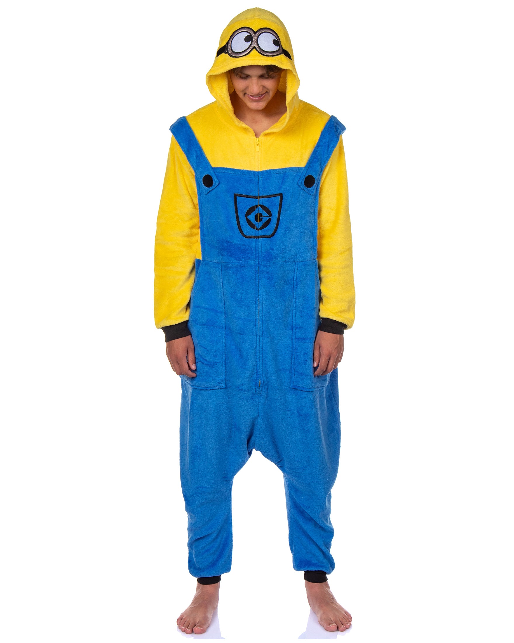 Minions Union Suit Character Design Adult Kigurumi Costume Pajamas