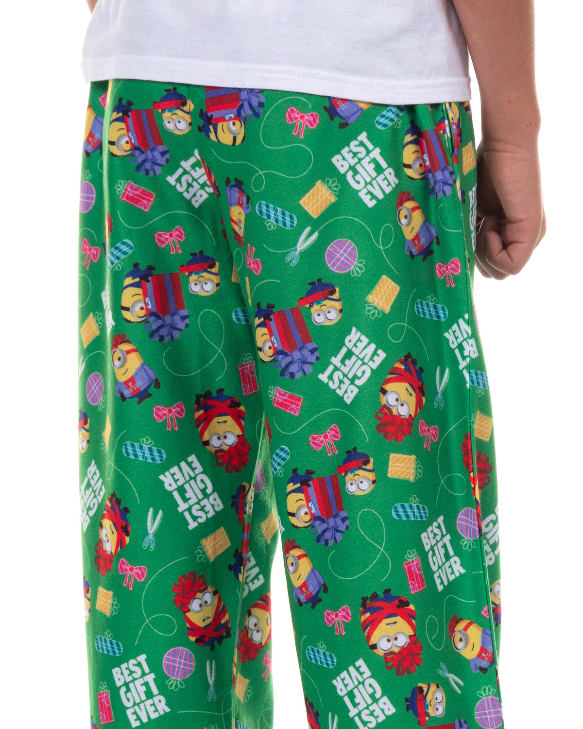 Minions Pajamas Boys' Best Gift Ever Flannel Lounge Sleep PJ Pants