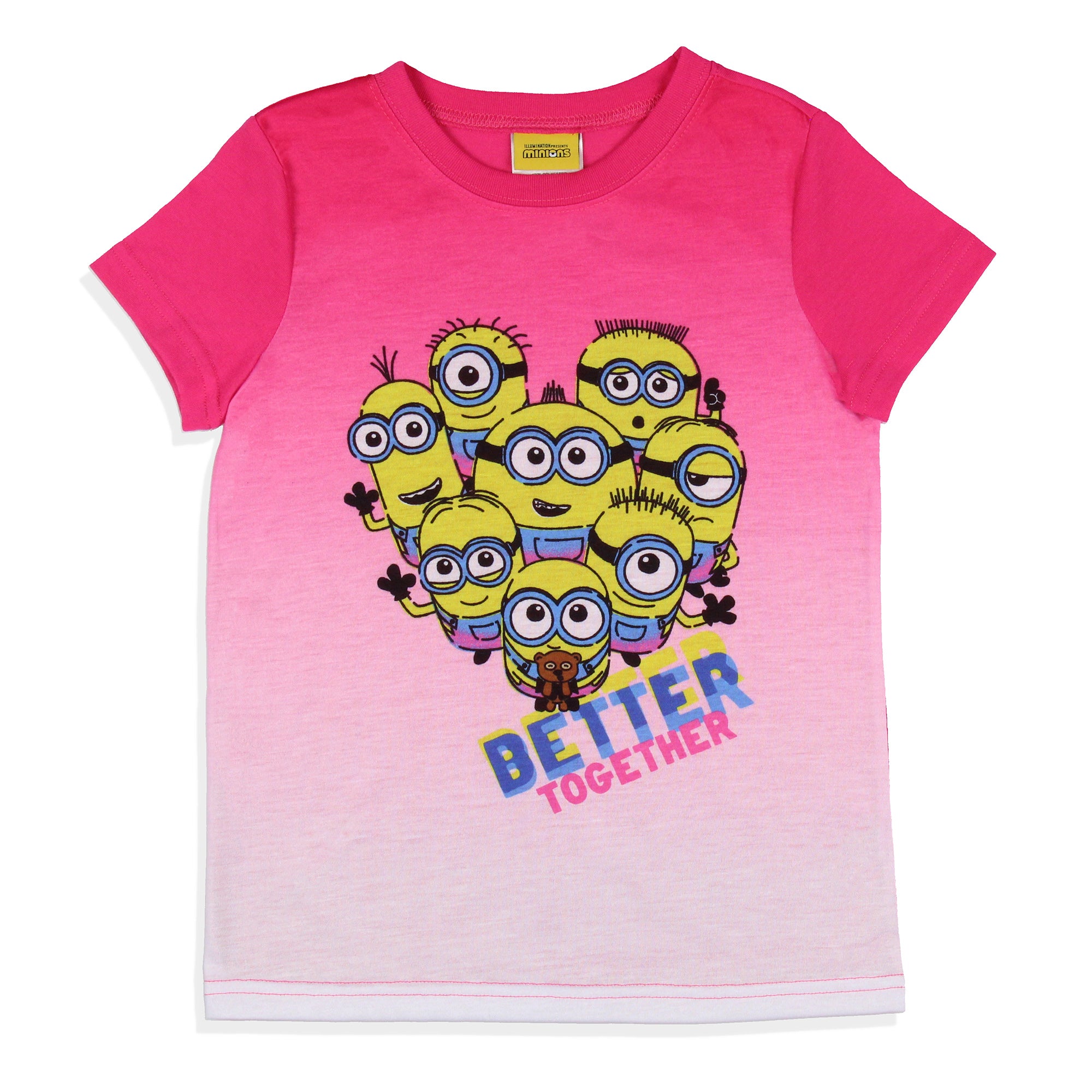 Despicable Me Girls' Movie Minions Better Together Pajama Set Shorts