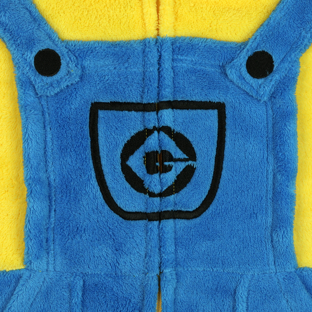 Minions Union Suit Toddler Boy's Fleece One Piece Hooded Pajamas (Stuart, 5T)