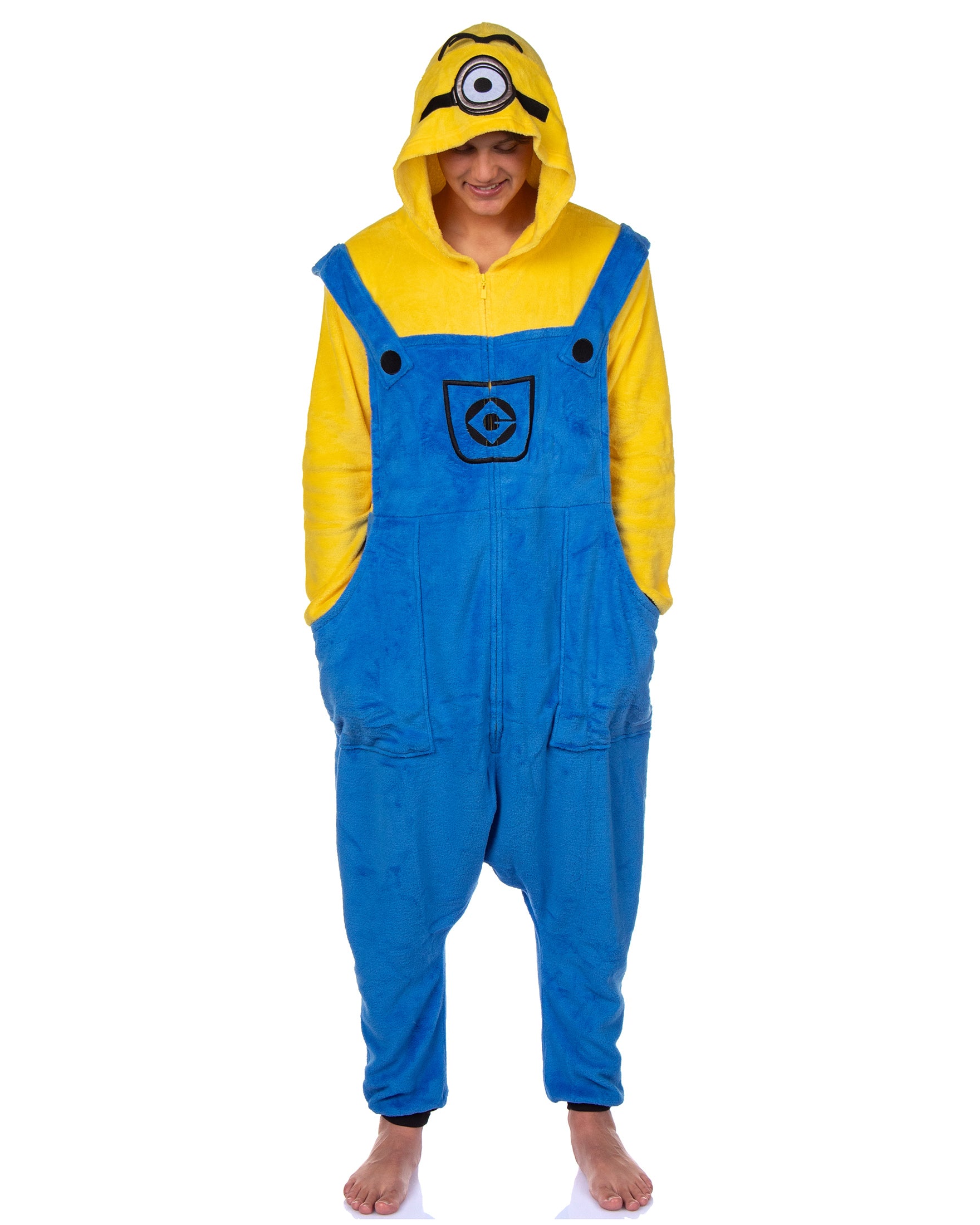 Minions Union Suit Character Design Adult Kigurumi Costume Pajamas