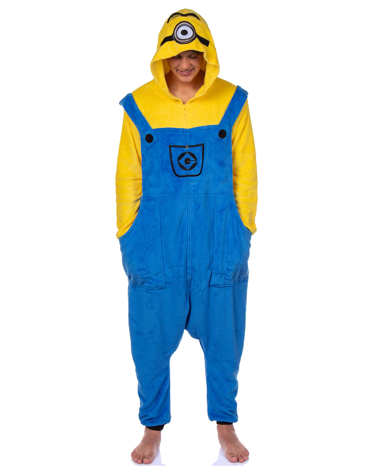 Despicable Me Minions and Fluffy Adult Kigurumi Union Suit Pajamas