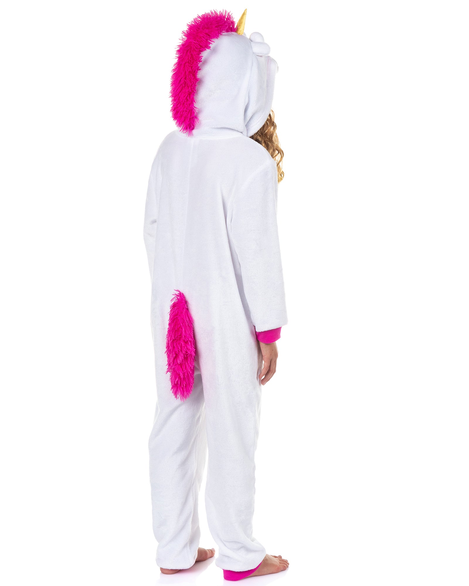 Minions Girl's Fluffy Unicorn Character Union Suit One Piece Pajama