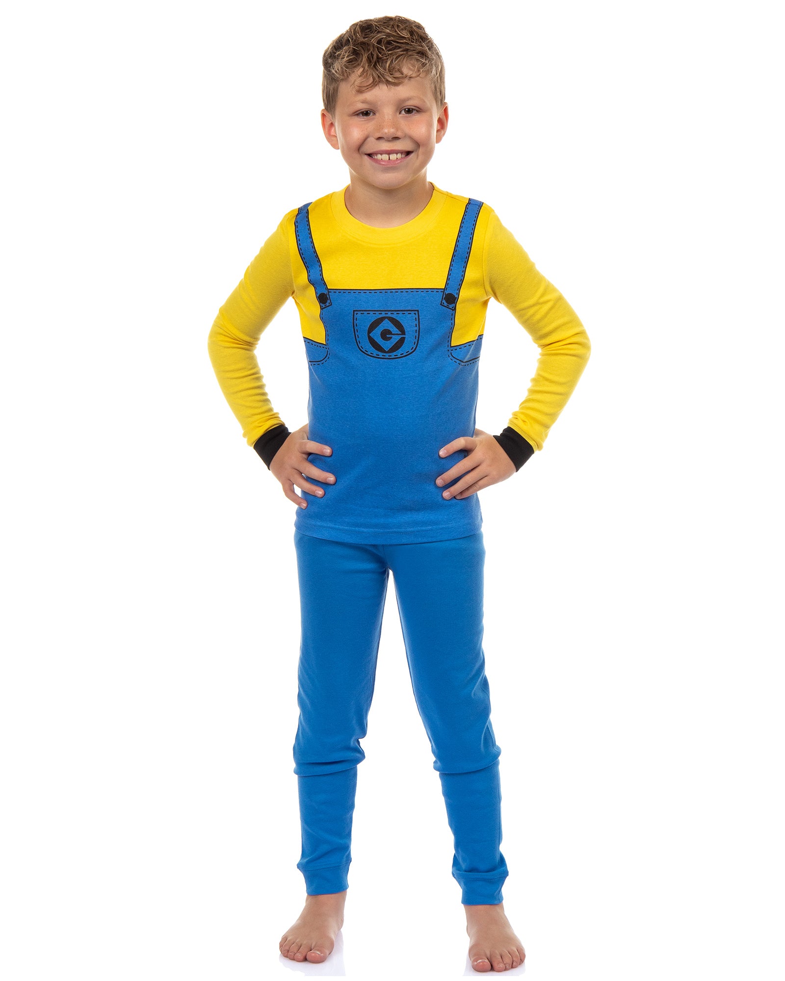 Minions Pajamas Boys' 2-Piece Tight Fit Lounge Sleepwear Pajama Set