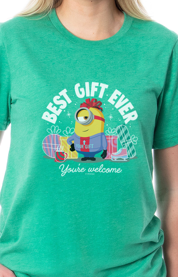 Despicable Me Minions Womens' Christmas Best Gift Ever Sleep Pajama Set