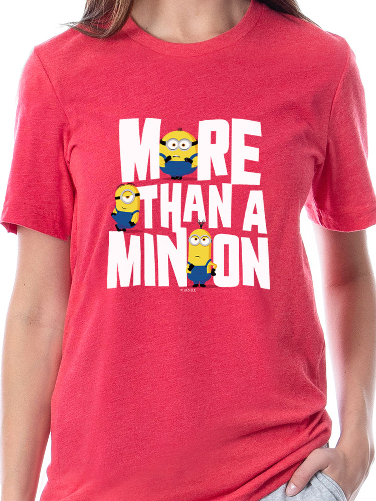 Despicable Me Womens' Chibi Minions More Than A Minion Sleep Pajama Set