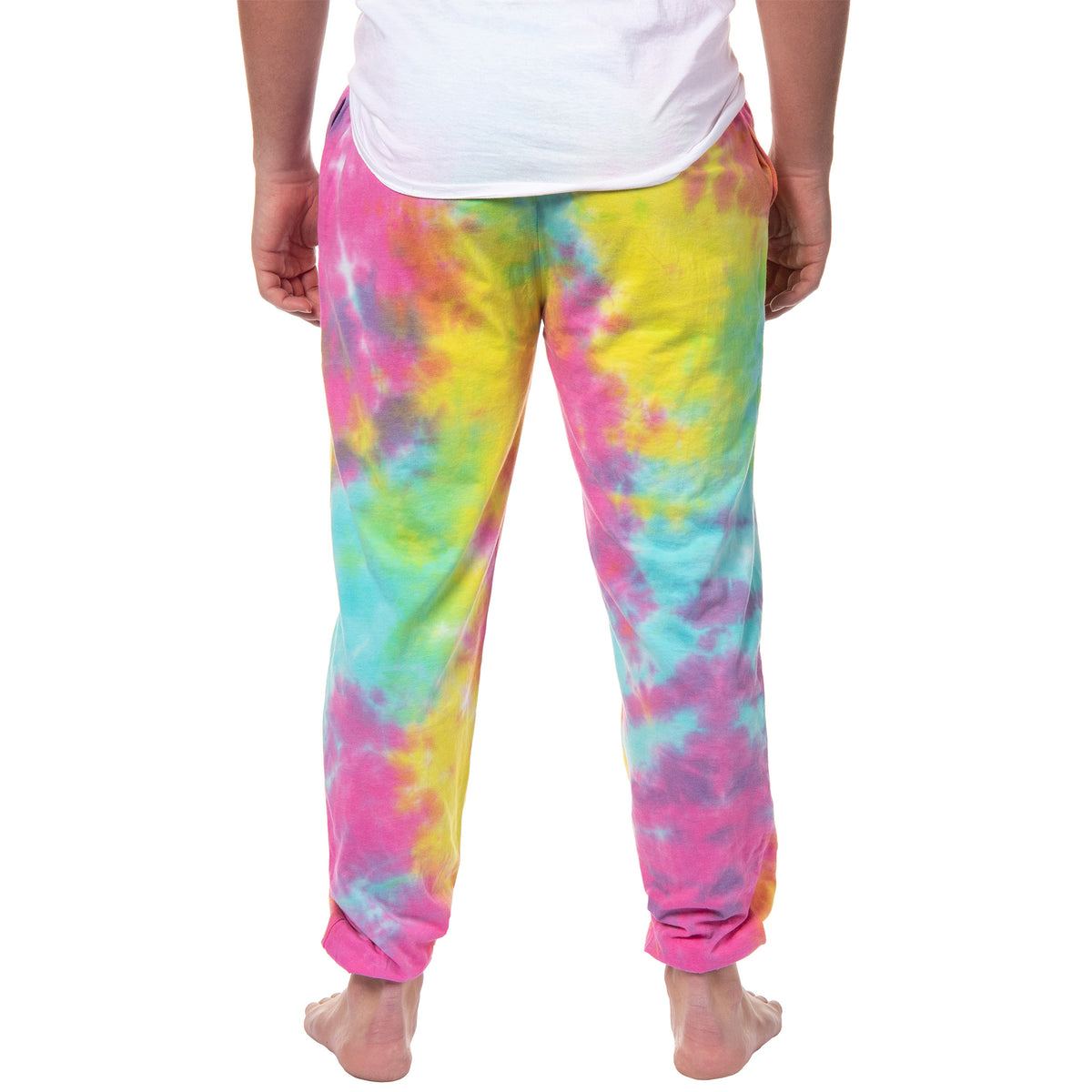 Despicable Me Men's Minions Chibi Tie-Dye Jogger Sleep Pajama Pants