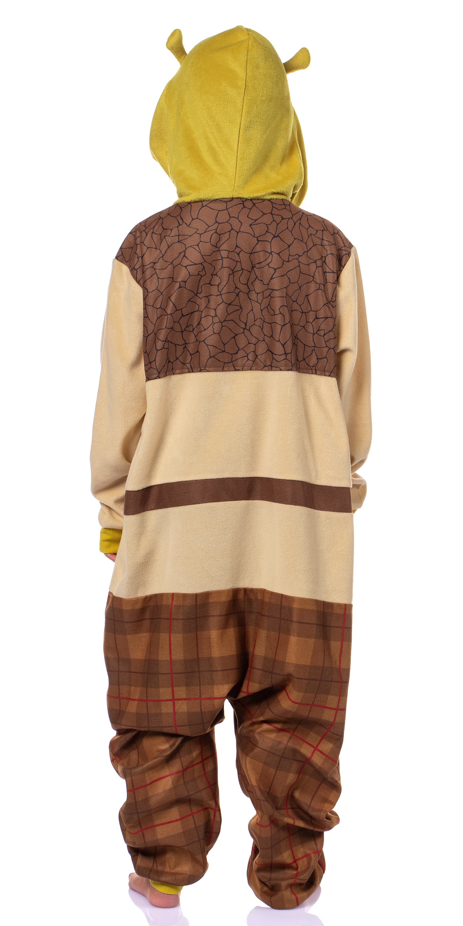 DreamWorks Shrek Boys' Character Union Suit Sleep Hooded Pajama
