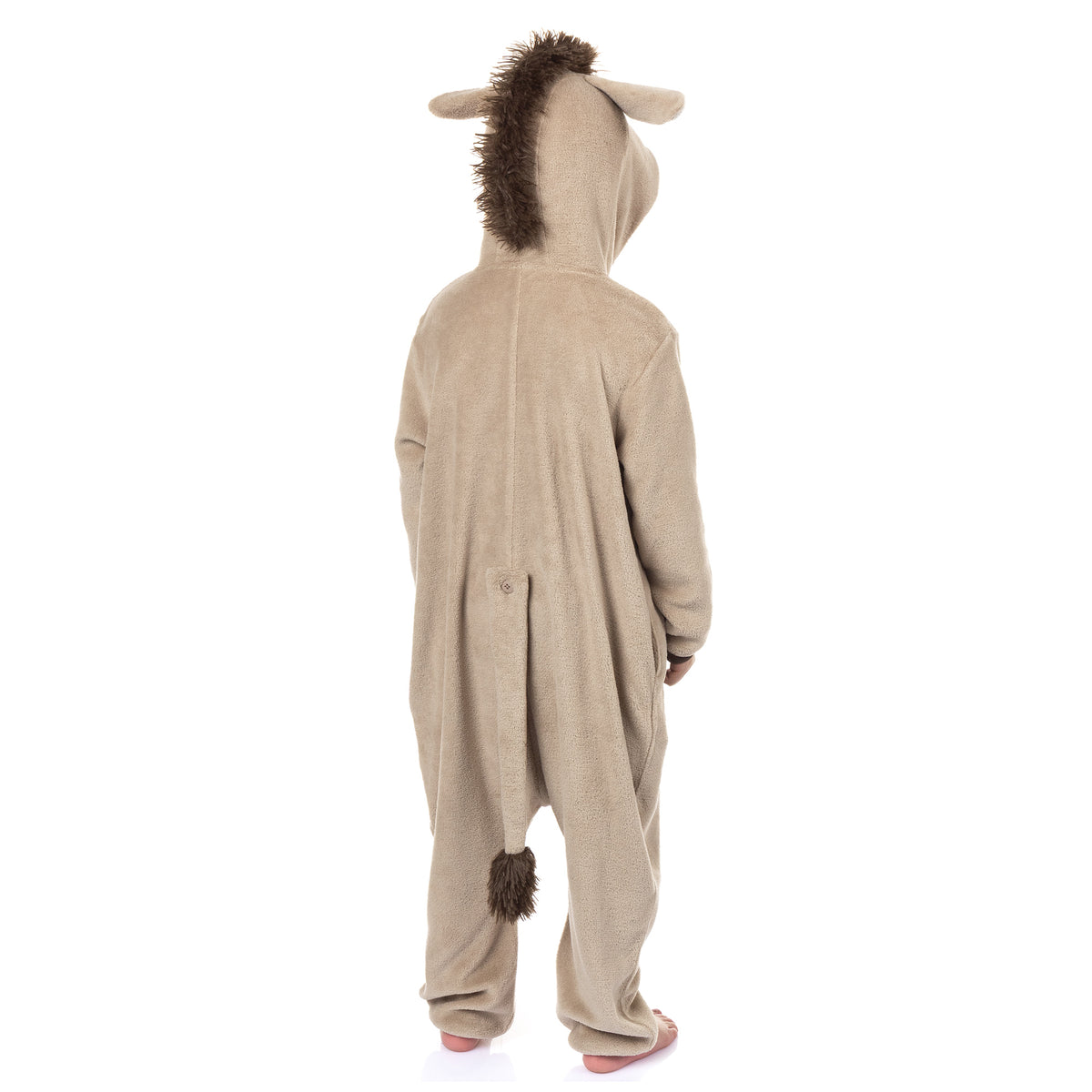 Shrek Donkey Union Suit Boy's Kigurumi Full Zip Hooded Pajama (10/12)