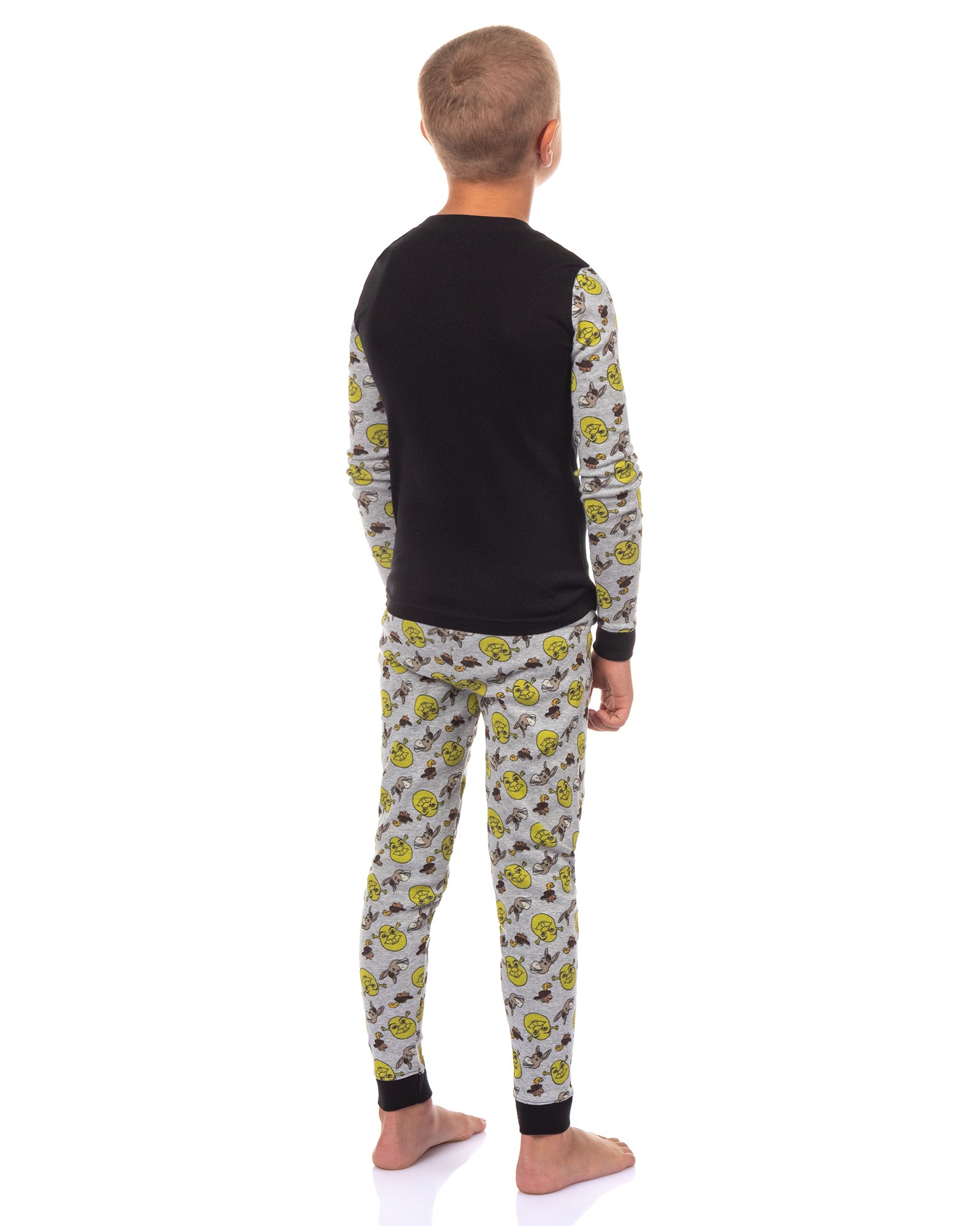 Shrek Pajamas Boys' Best Friends 2-Piece Tight Fit Lounge Sleep Set