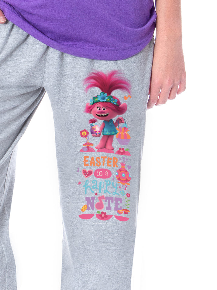 Dreamworks Trolls Womens' Film Movie Poppy Hip Hop It's Easter Sleep Pajama Set