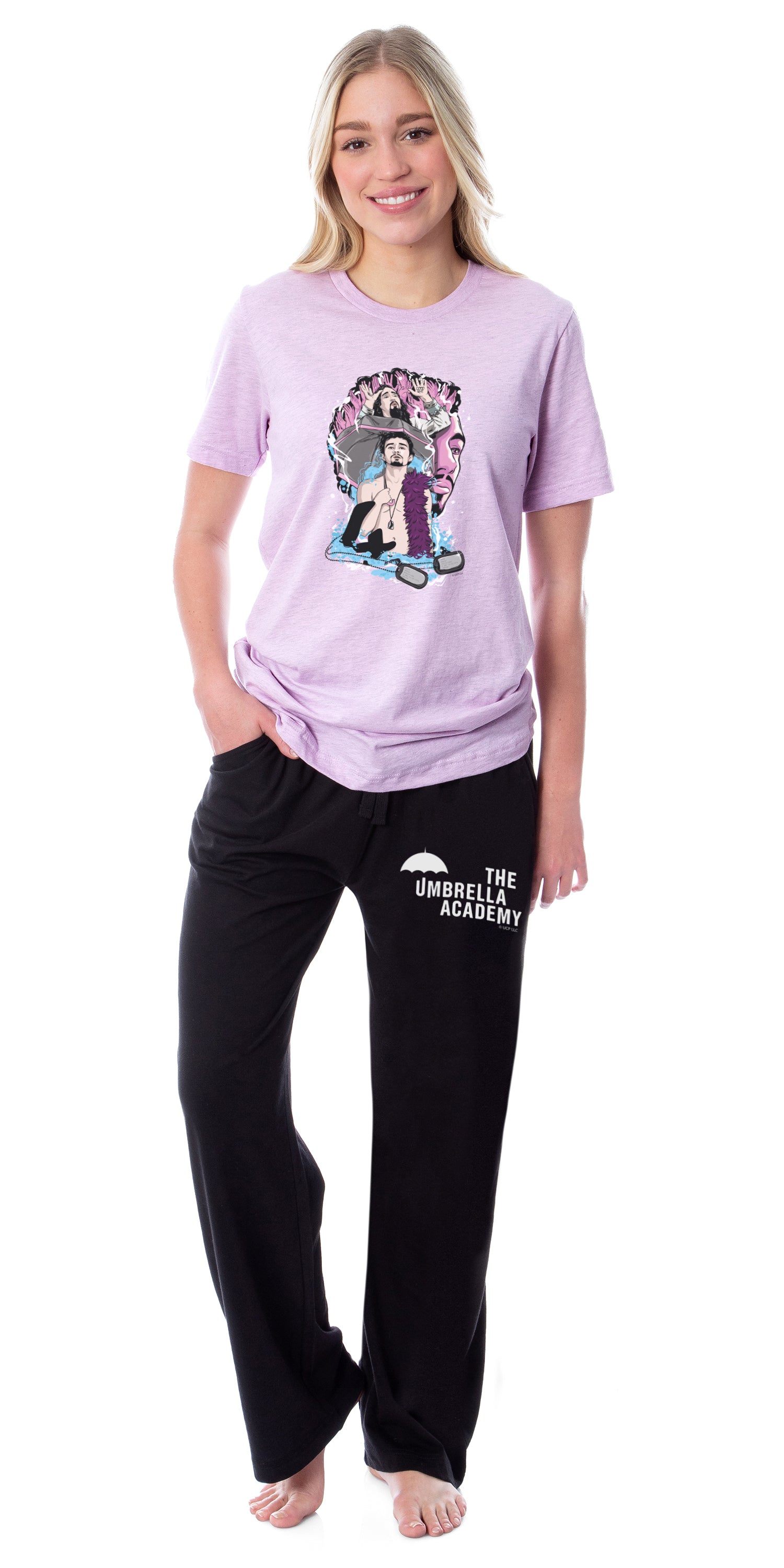 The Umbrella Academy Womens' Klaus Hargreeves TV Series Sleep Pajama Set