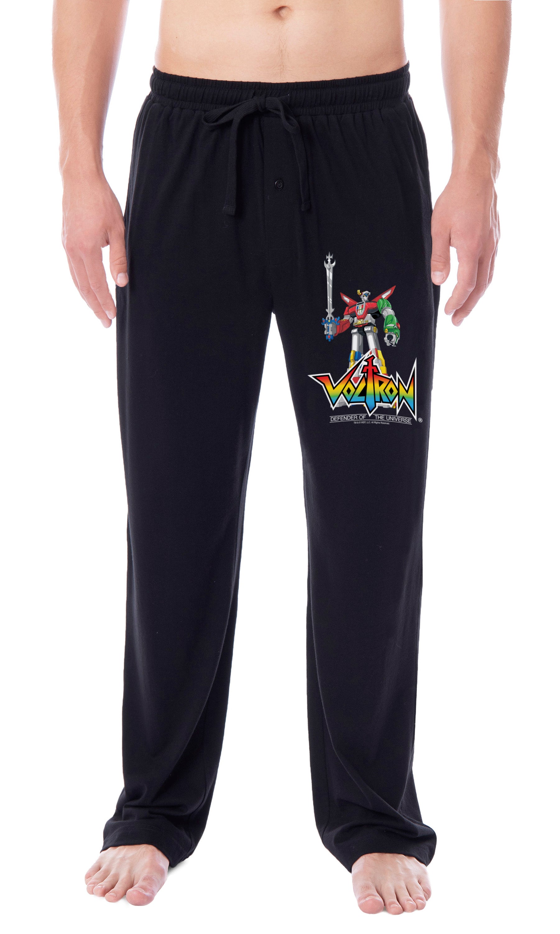 Voltron Mens' Classic TV Series Show '80s Character Sleep Pajama Pants