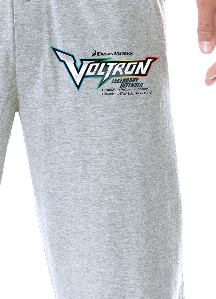 Voltron: Legendary Defender Mens' TV Series Show Character Title Logo Sleep Pajama Pants
