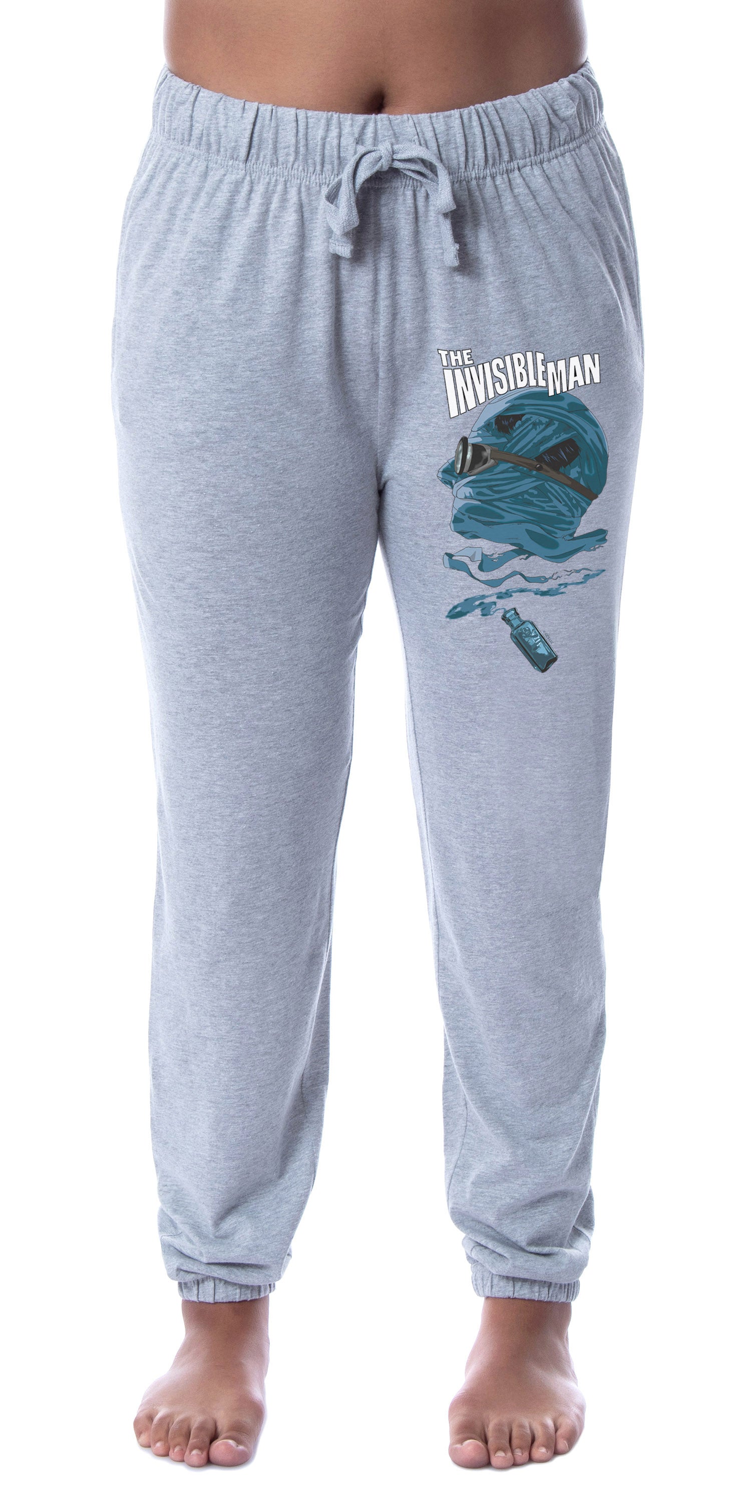 Universal Monsters Womens' The Invisible Man Halloween Sleep Jogger Pajama Pants