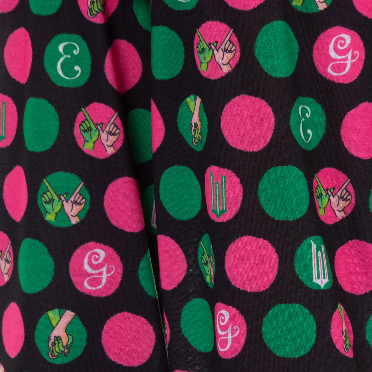 Wicked Pajamas Girls' Elphaba And Glinda We're Unlimited Pajama Set
