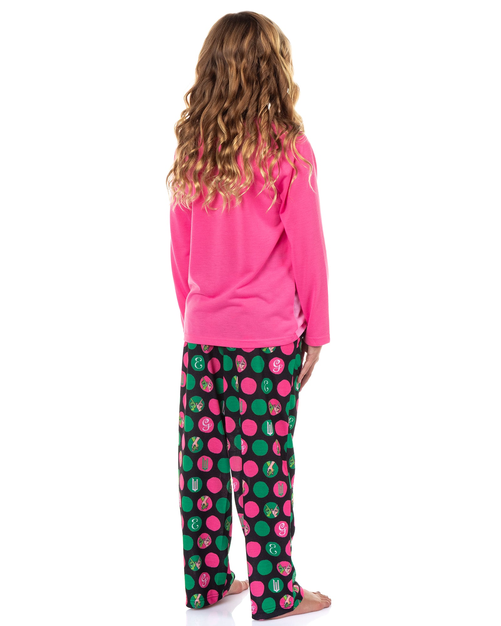 Wicked Pajamas Girls' Elphaba And Glinda We're Unlimited Pajama Set