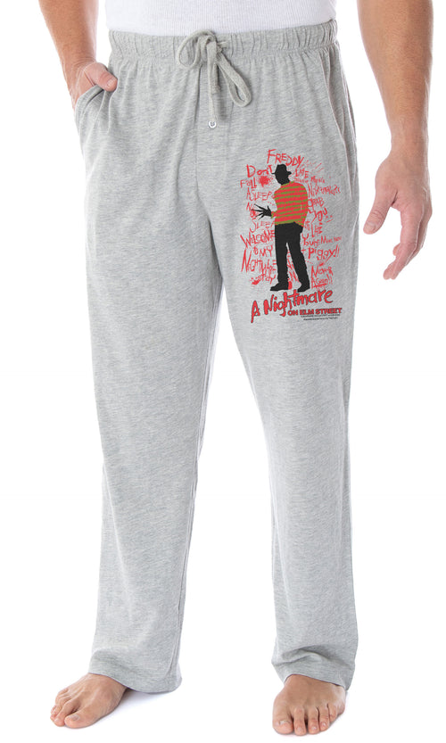 A Nightmare On Elm Street Men's Freddy Krueger Lounge Bottoms Pajama Pants