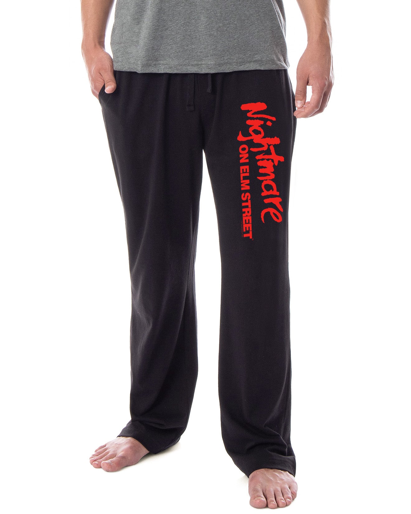Nightmare On Elm Street Mens' Freddy Krueger Fire Film Sleep Pajama Set