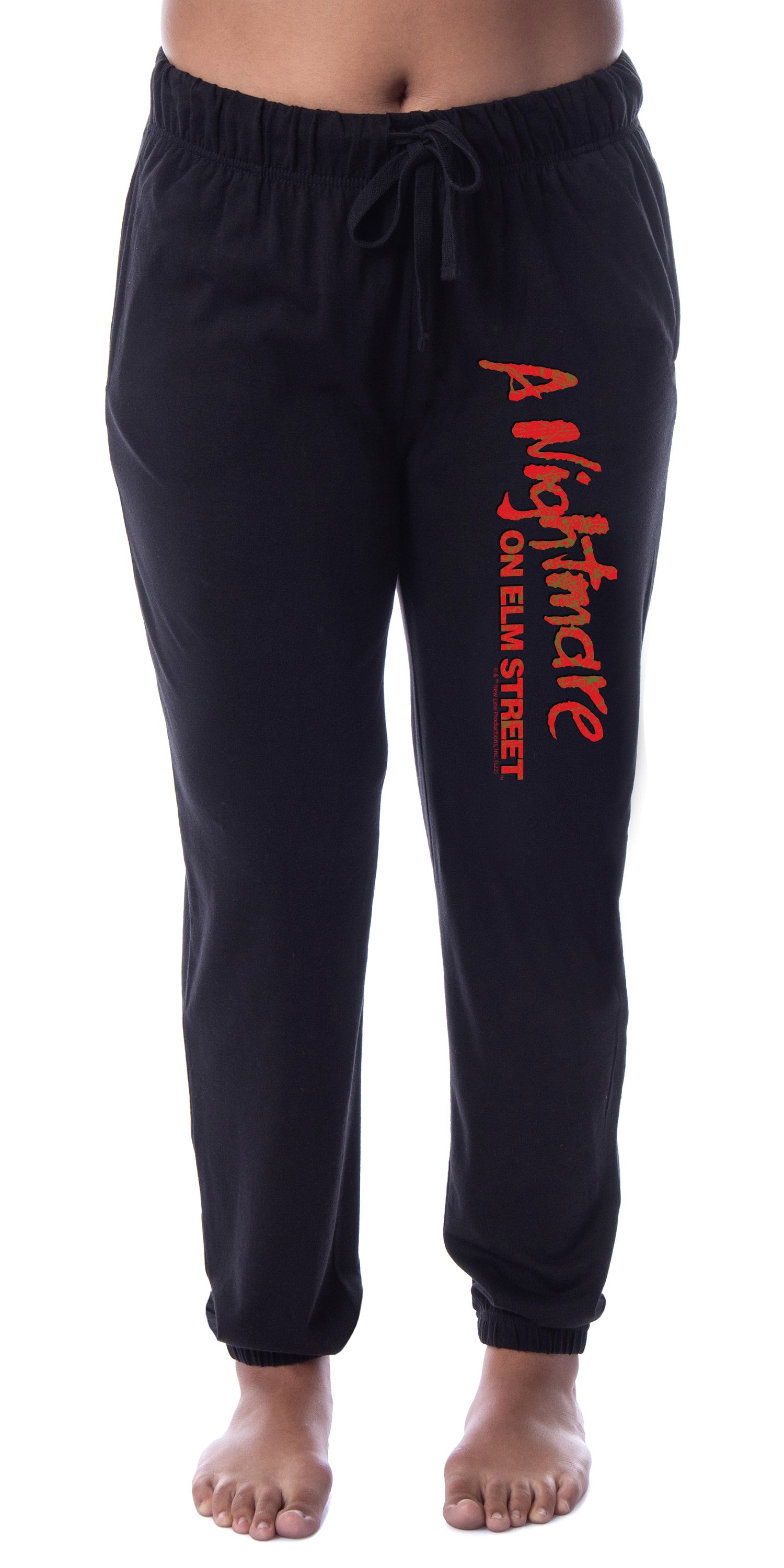 A Nightmare On Elm Street Womens' Movie Film Jogger Sleep Pajama Pants