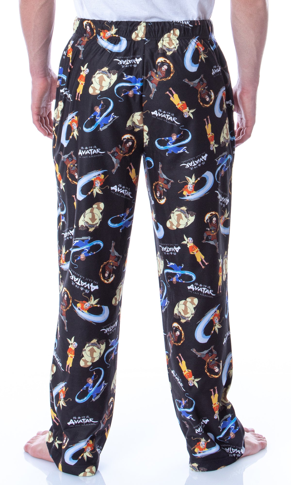 Nickelodeon Men's Avatar The Last Airbender Cartoon Character Pajama Pants