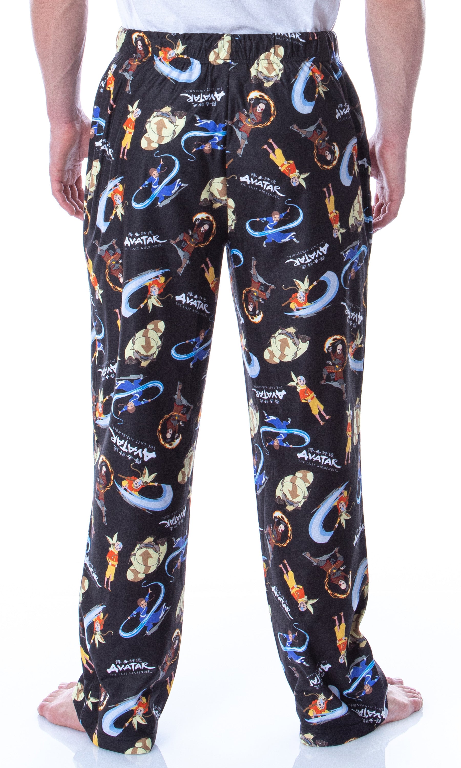 Nickelodeon Men's Avatar The Last Airbender Cartoon Character Pajama Pants
