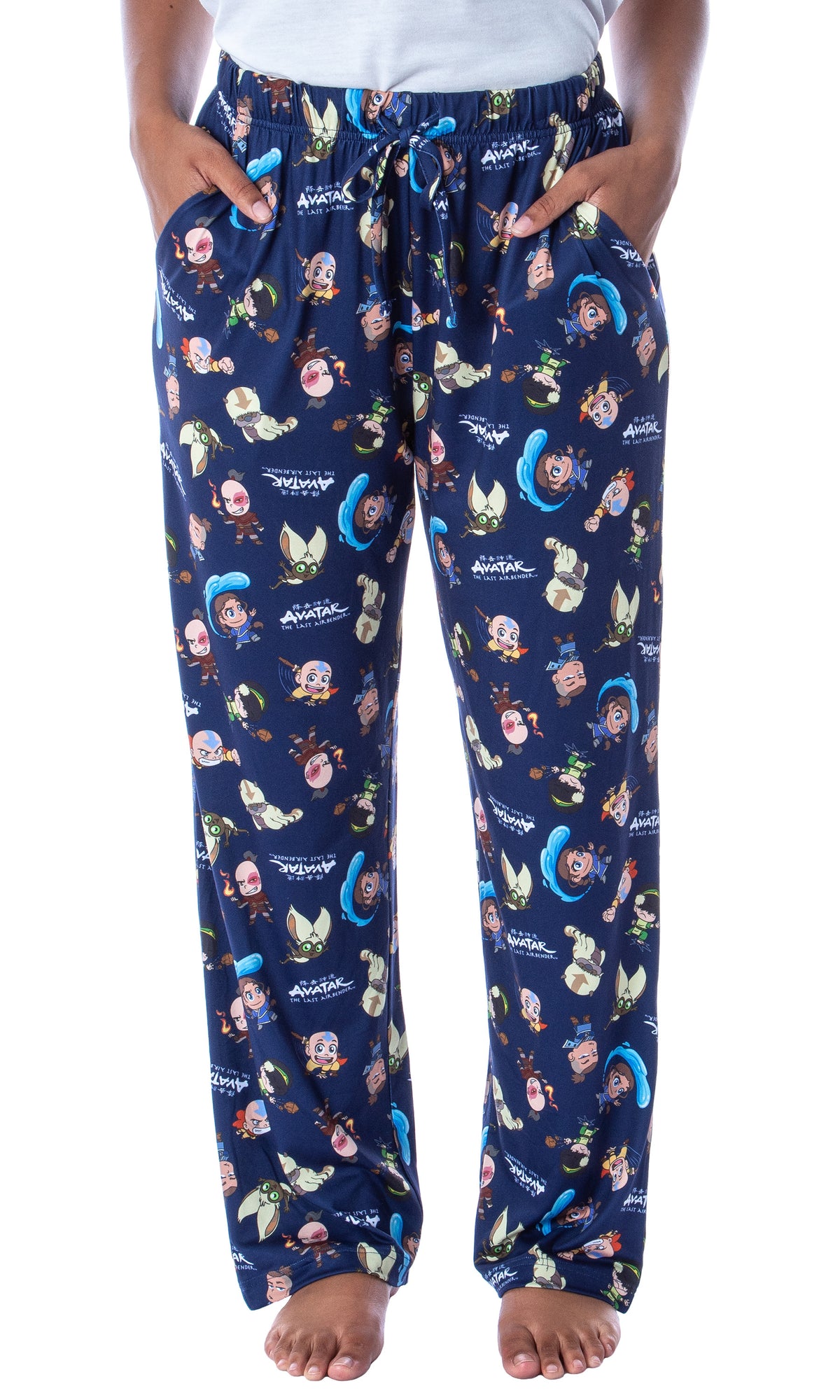 Nickelodeon Womens' Avatar The Last Airbender Chibi Character Pajama Pants