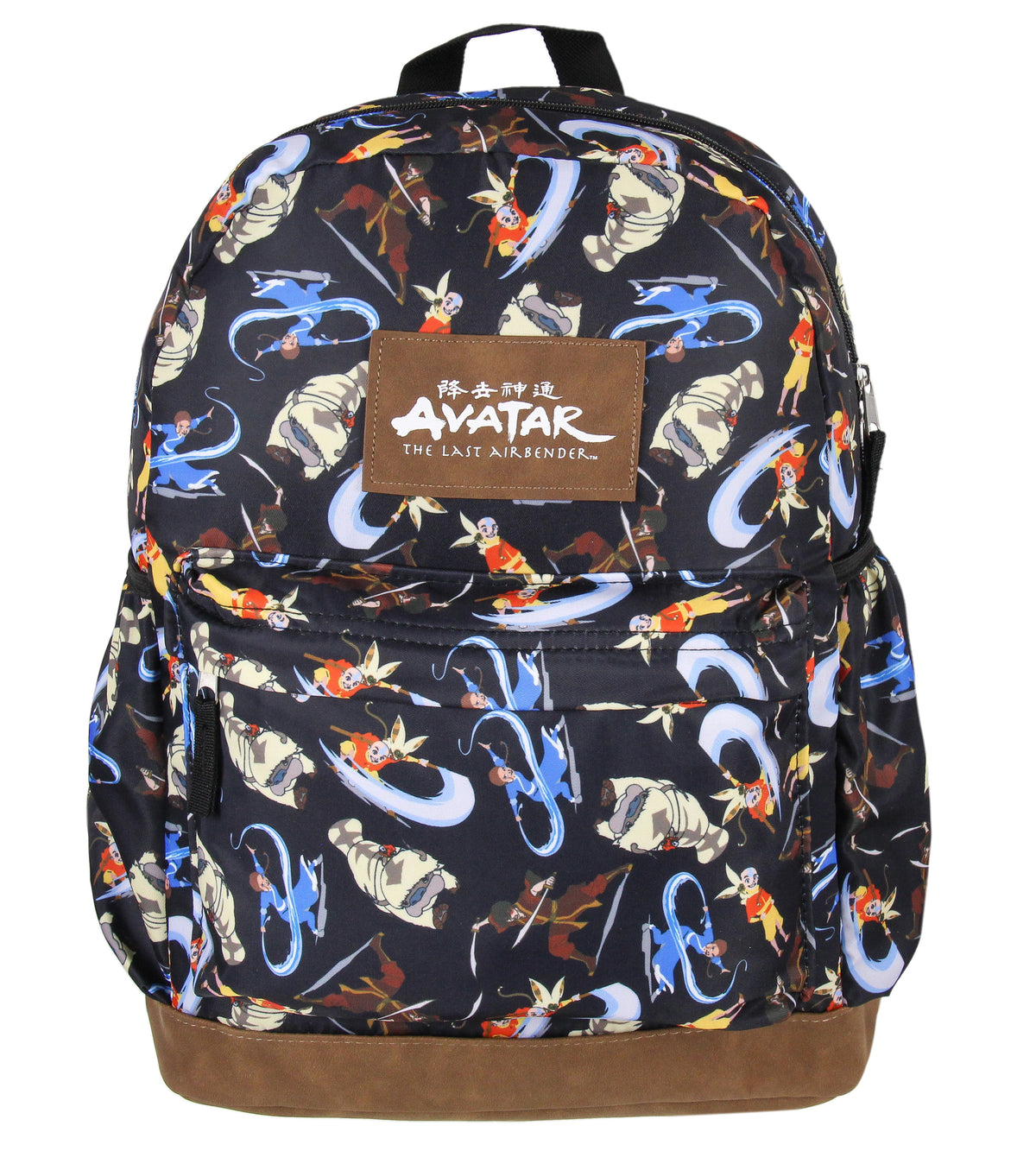 Nickelodeon Avatar The Last Airbender Character All Over Print Backpack 16"