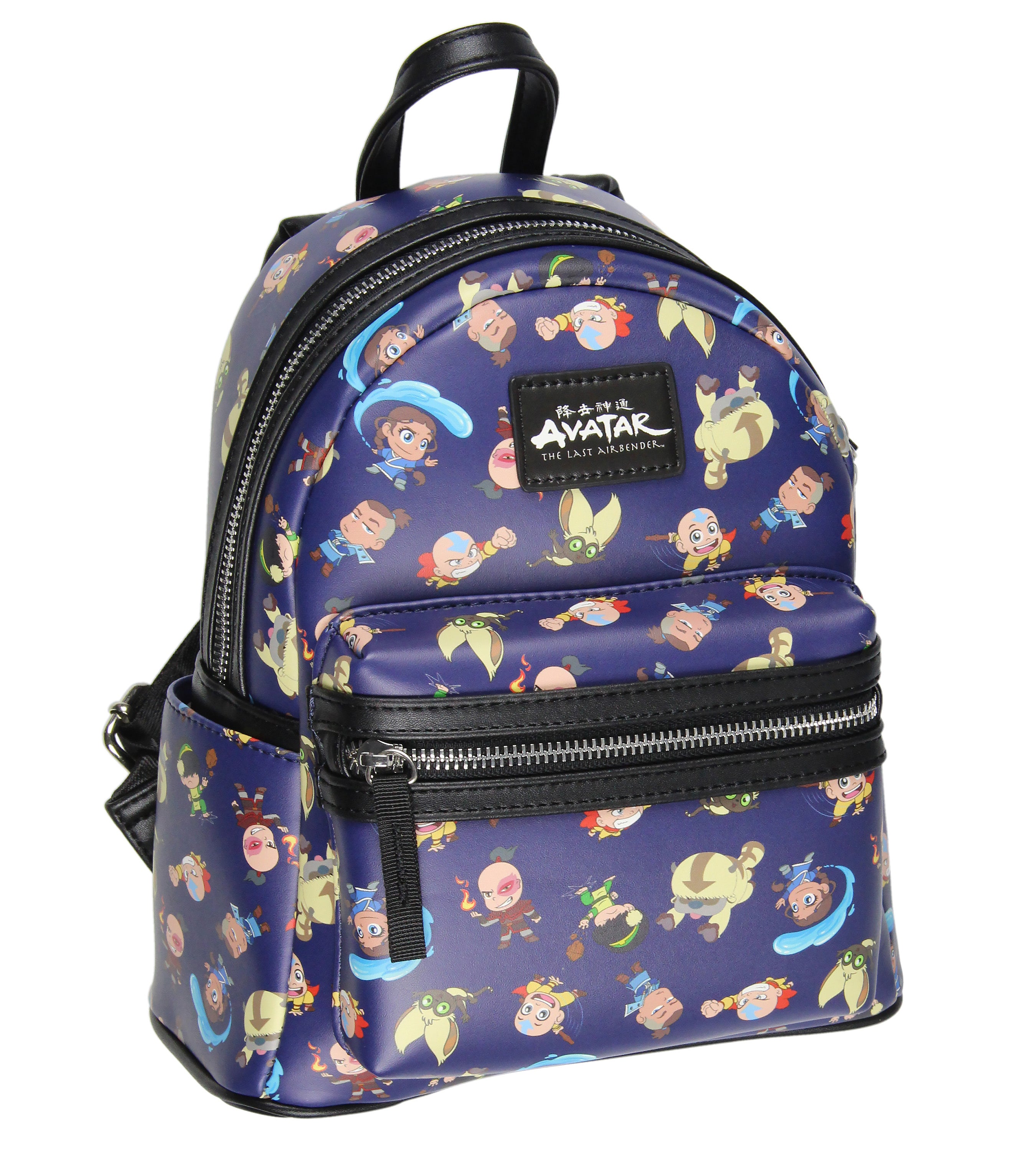 Nickelodeon Chibi Avatar The Last Airbender Characters Aang Zuko Mini Backpack