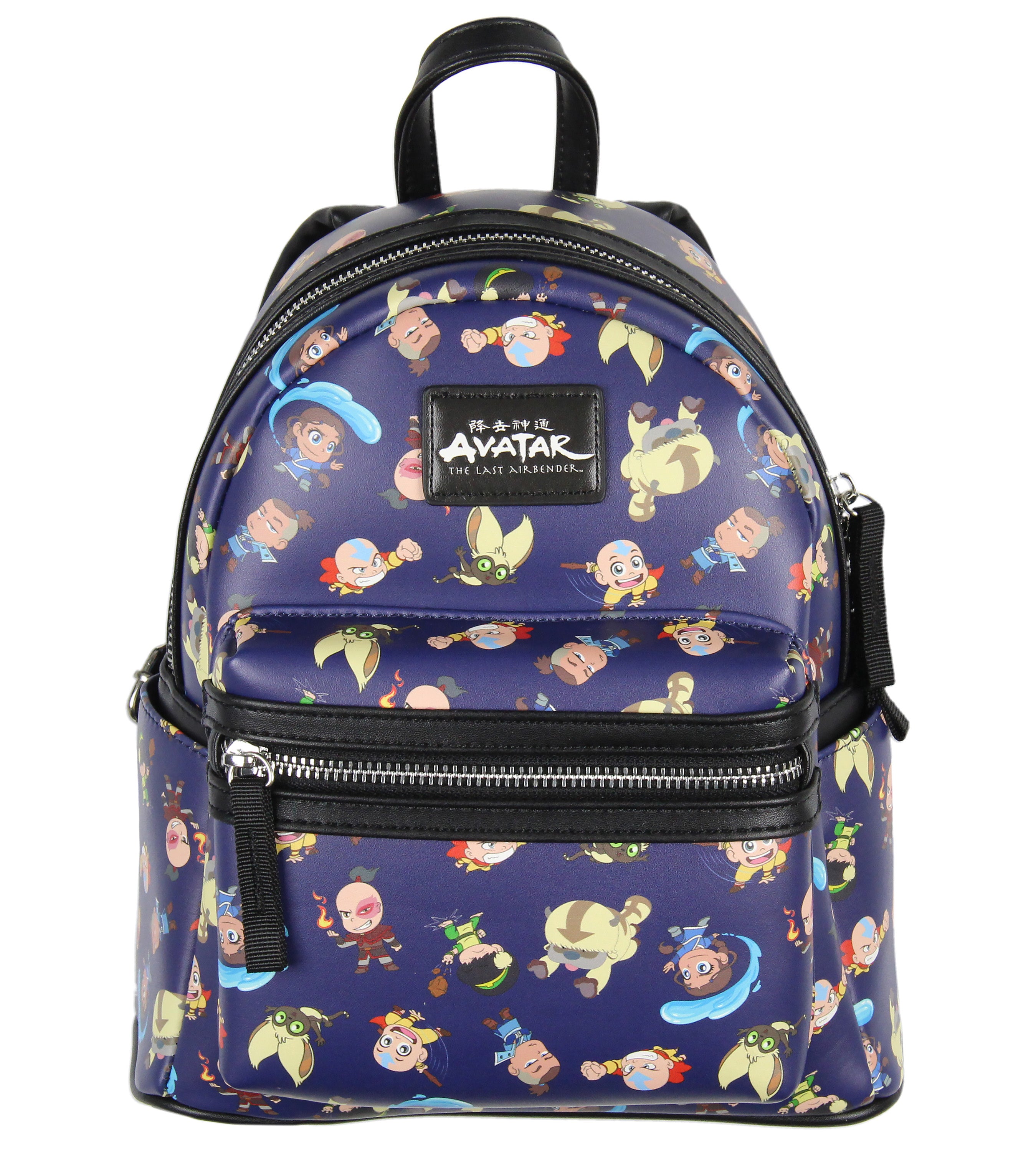 Nickelodeon Chibi Avatar The Last Airbender Characters Aang Zuko Mini Backpack