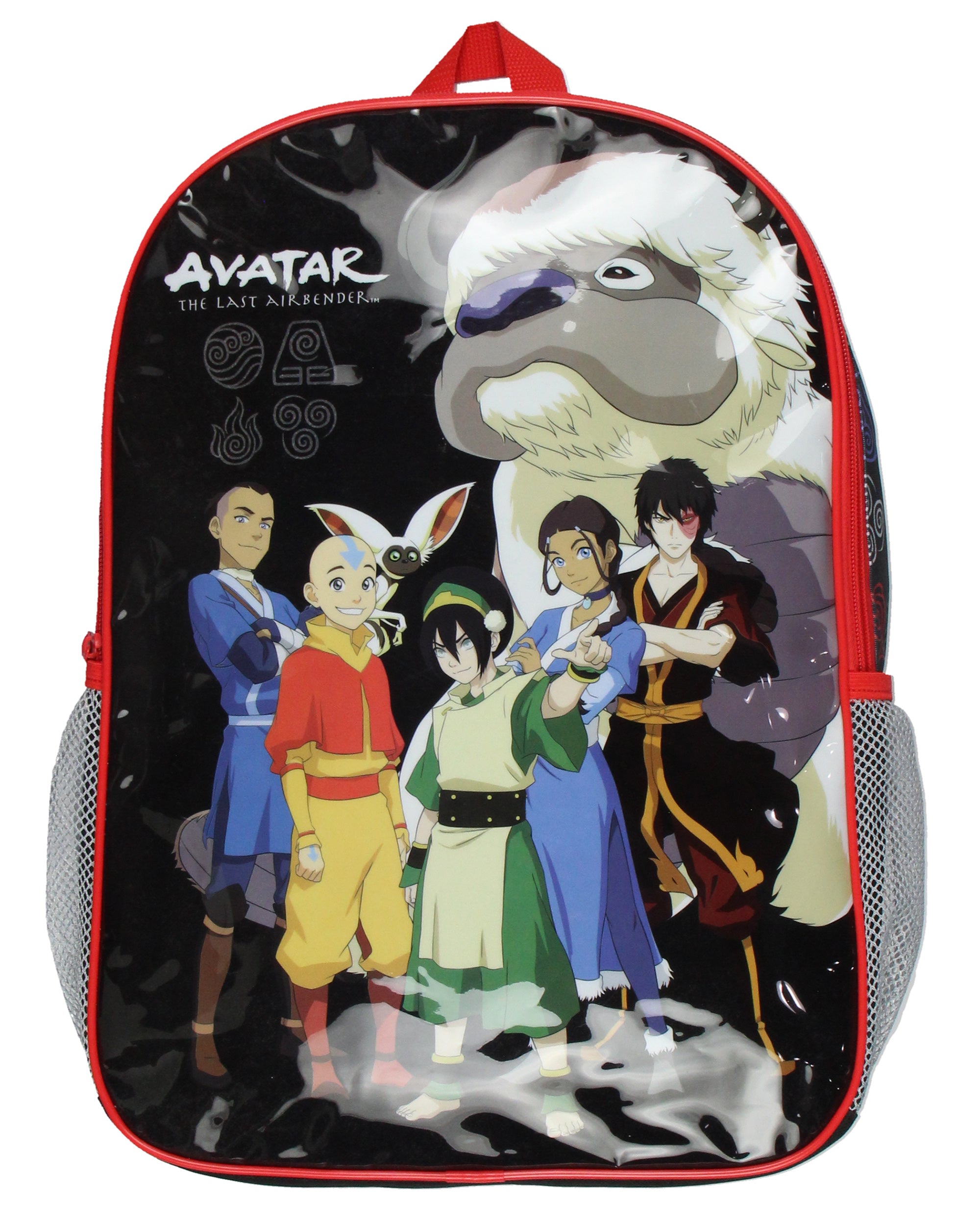 Avatar The Last Airbender Aang Zuko Katara Toph Appa Travel School 17' Backpack