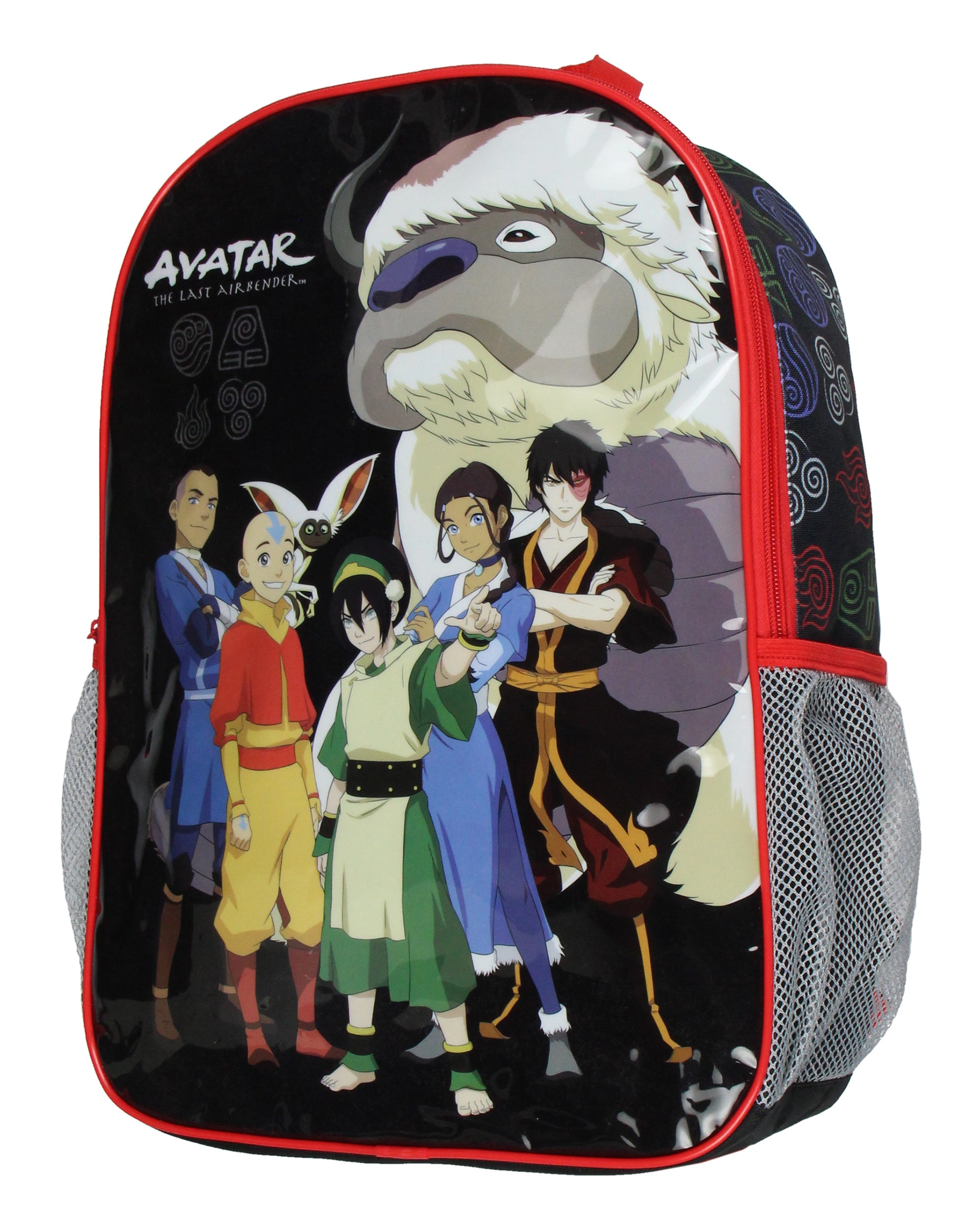 Avatar The Last Airbender Aang Zuko Katara Toph Appa Travel School 17' Backpack