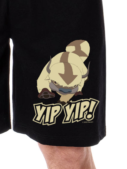 Nickelodeon Mens' Avatar The Last Airbender Appa Yip Yip Sleep Pajama Shorts