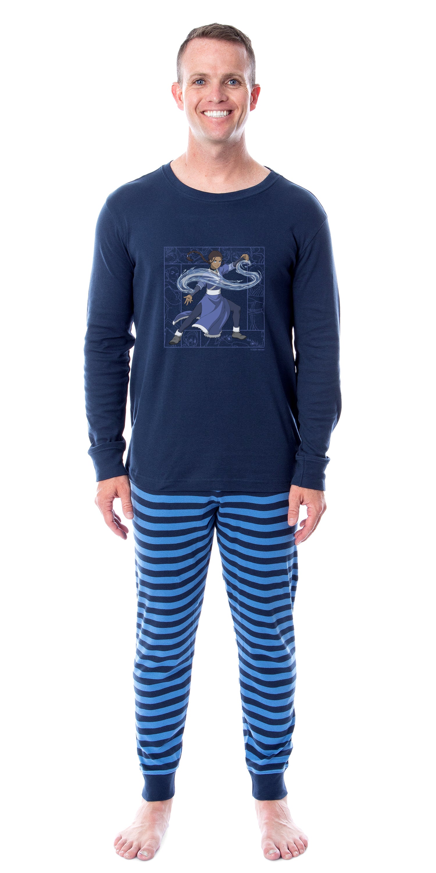 Avatar: The Last Airbender Katara 2 Piece Long Sleeve Pajama Set