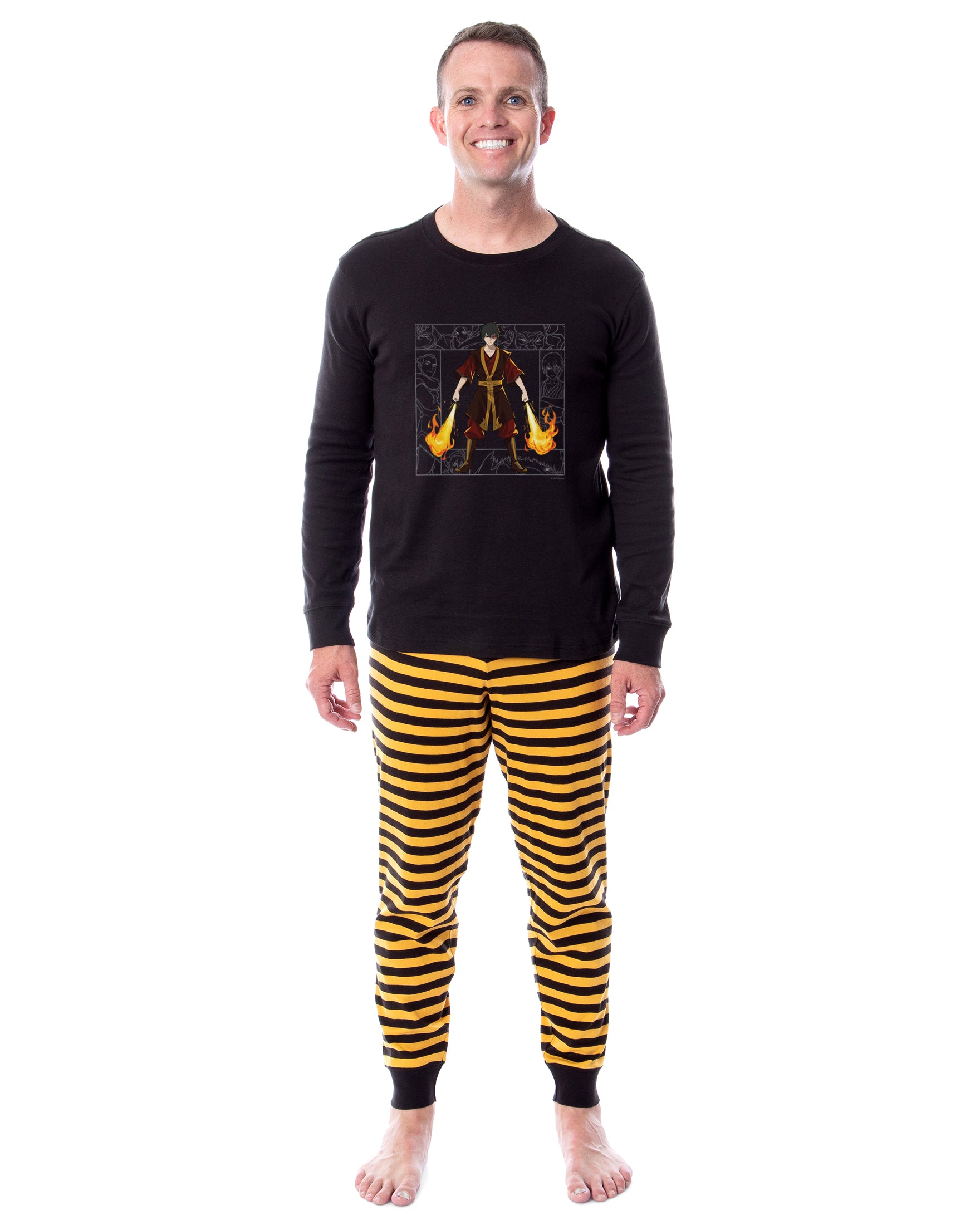 Avatar: The Last Airbender Zuko 2 Piece Long Sleeve Pajama Set