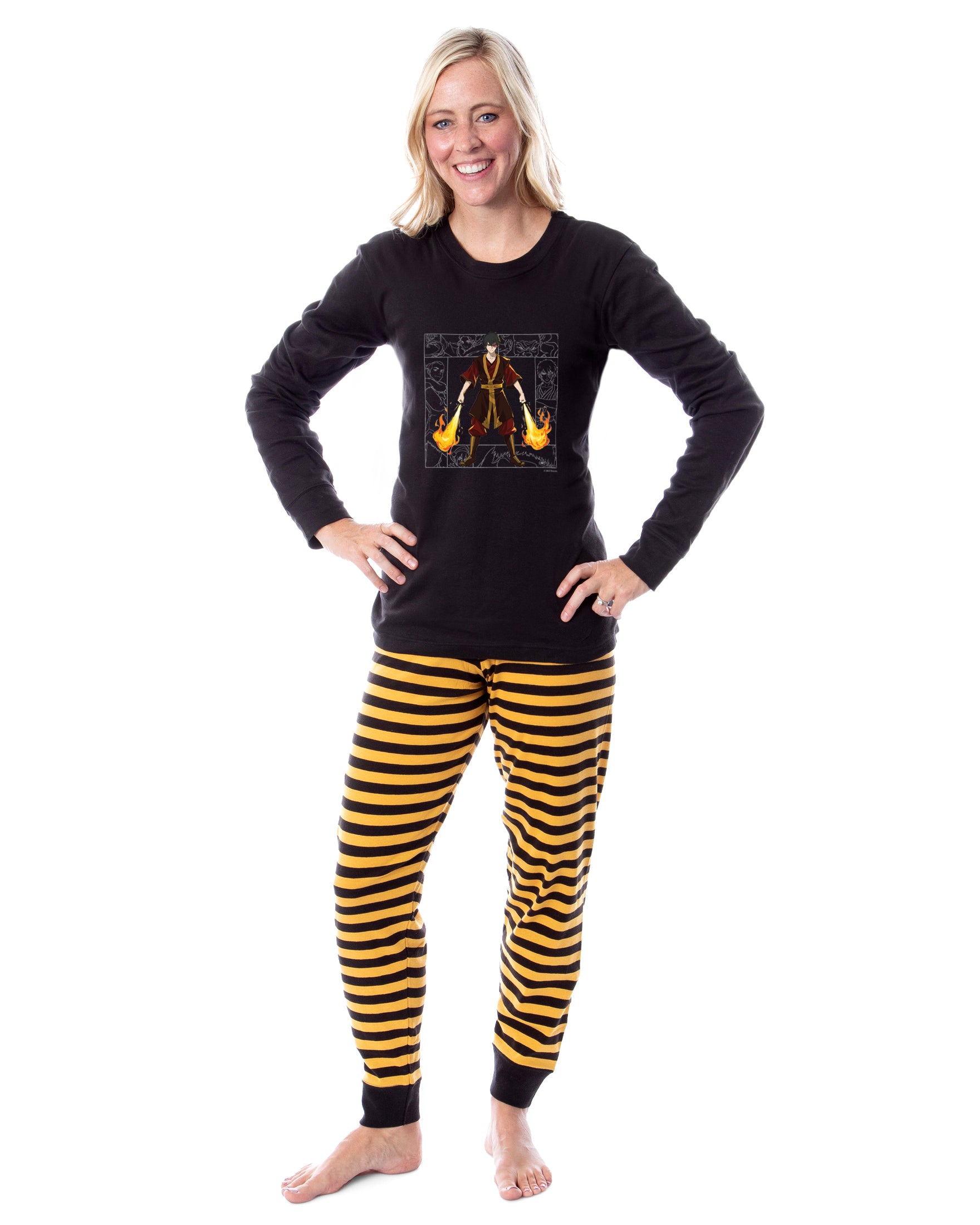 Avatar: The Last Airbender Zuko 2 Piece Long Sleeve Pajama Set