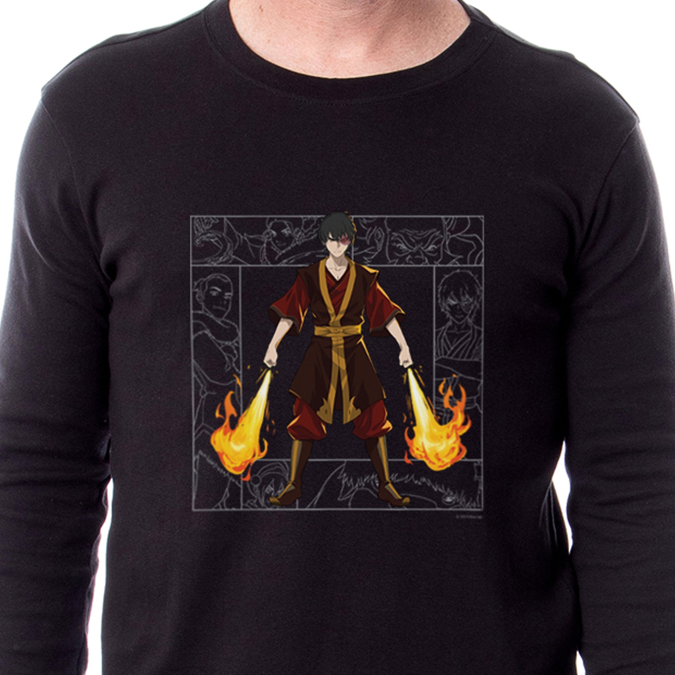 Avatar: The Last Airbender Zuko 2 Piece Long Sleeve Pajama Set