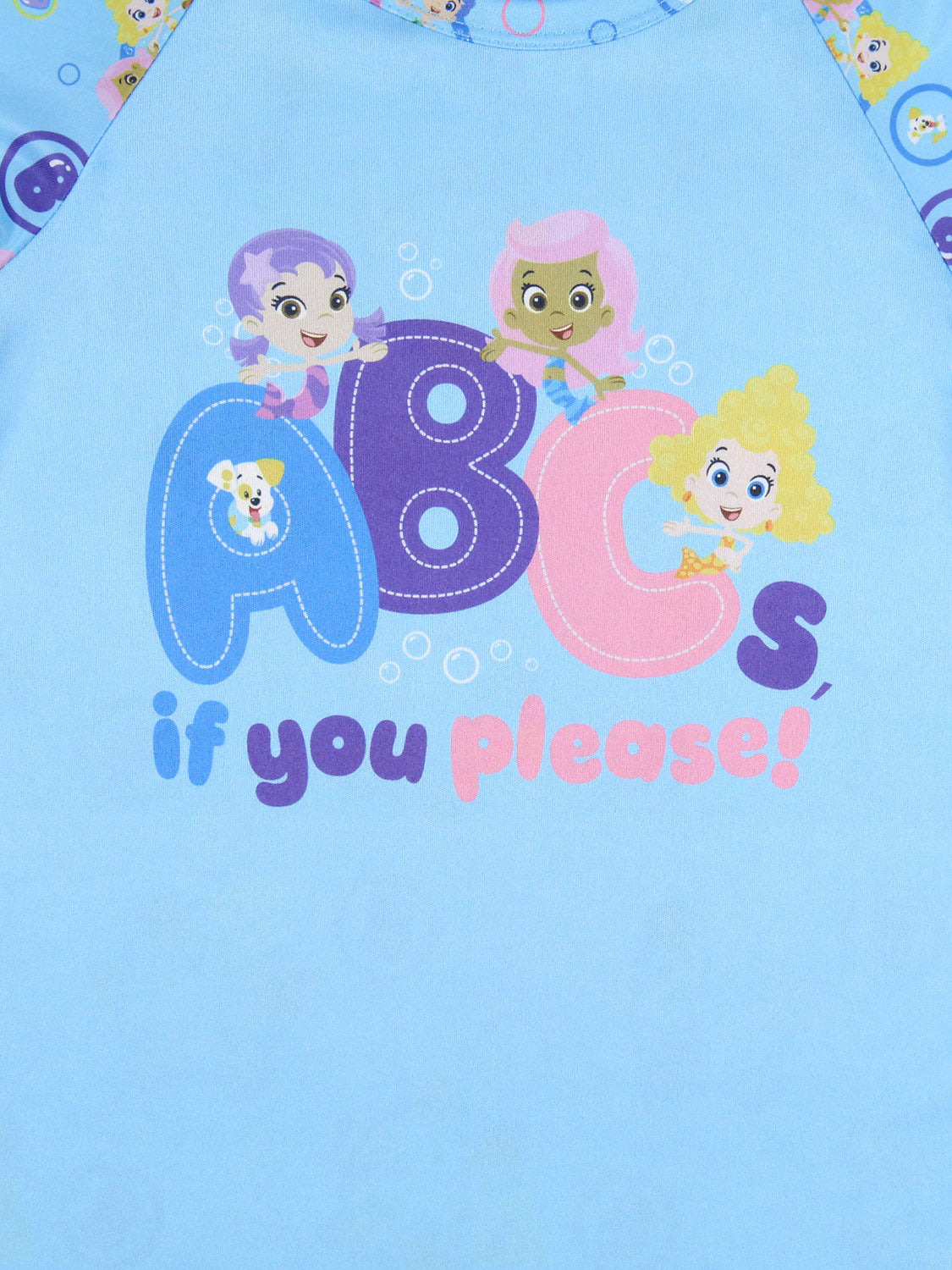Nickelodeon Toddler Girls' Bubble Guppies ABCs Sleep Pajama Dress Nightgown