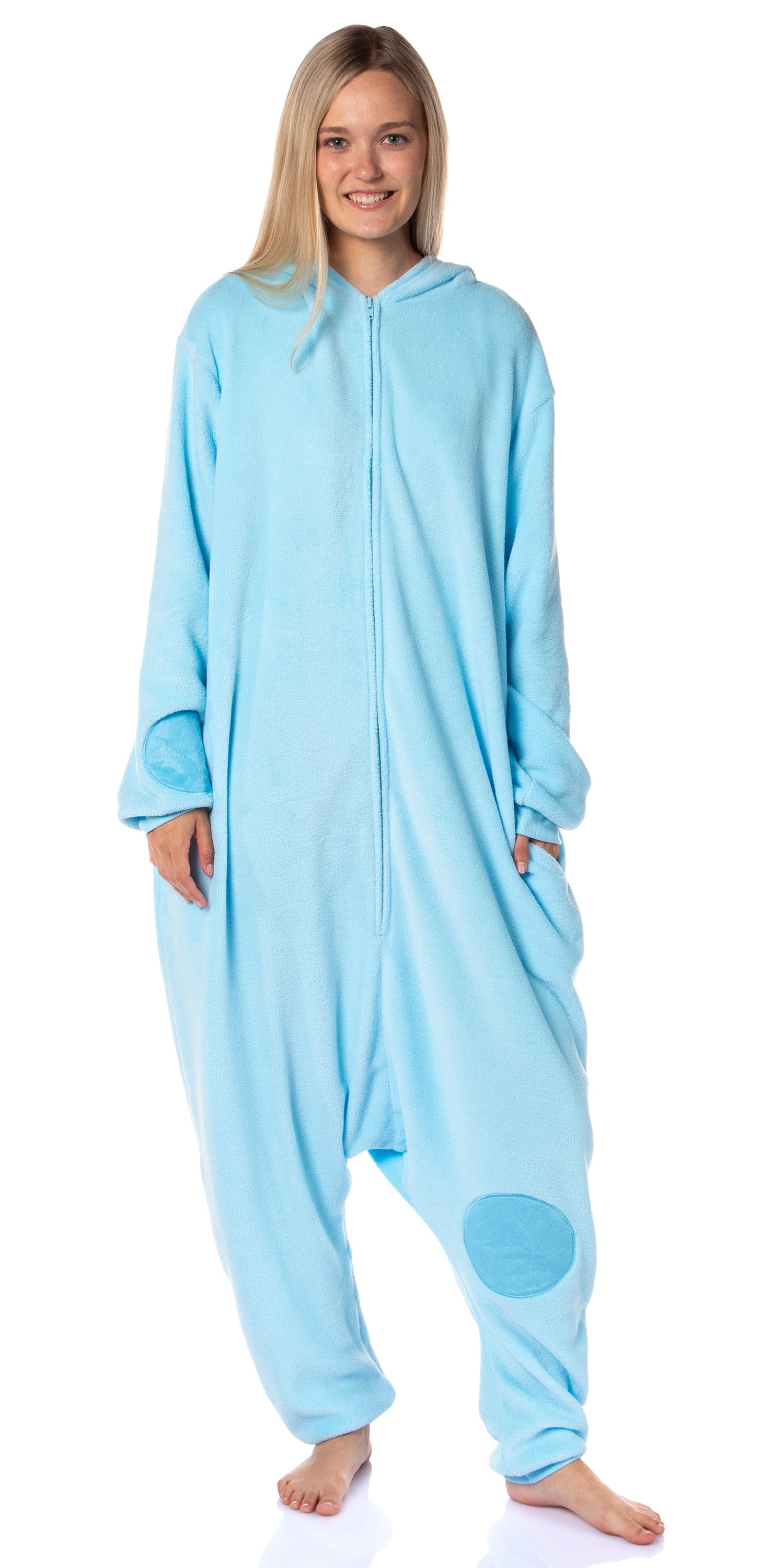 Nickelodeon Mens Blue's Clues Hooded Union Suit Costume Kigurumi Pajama