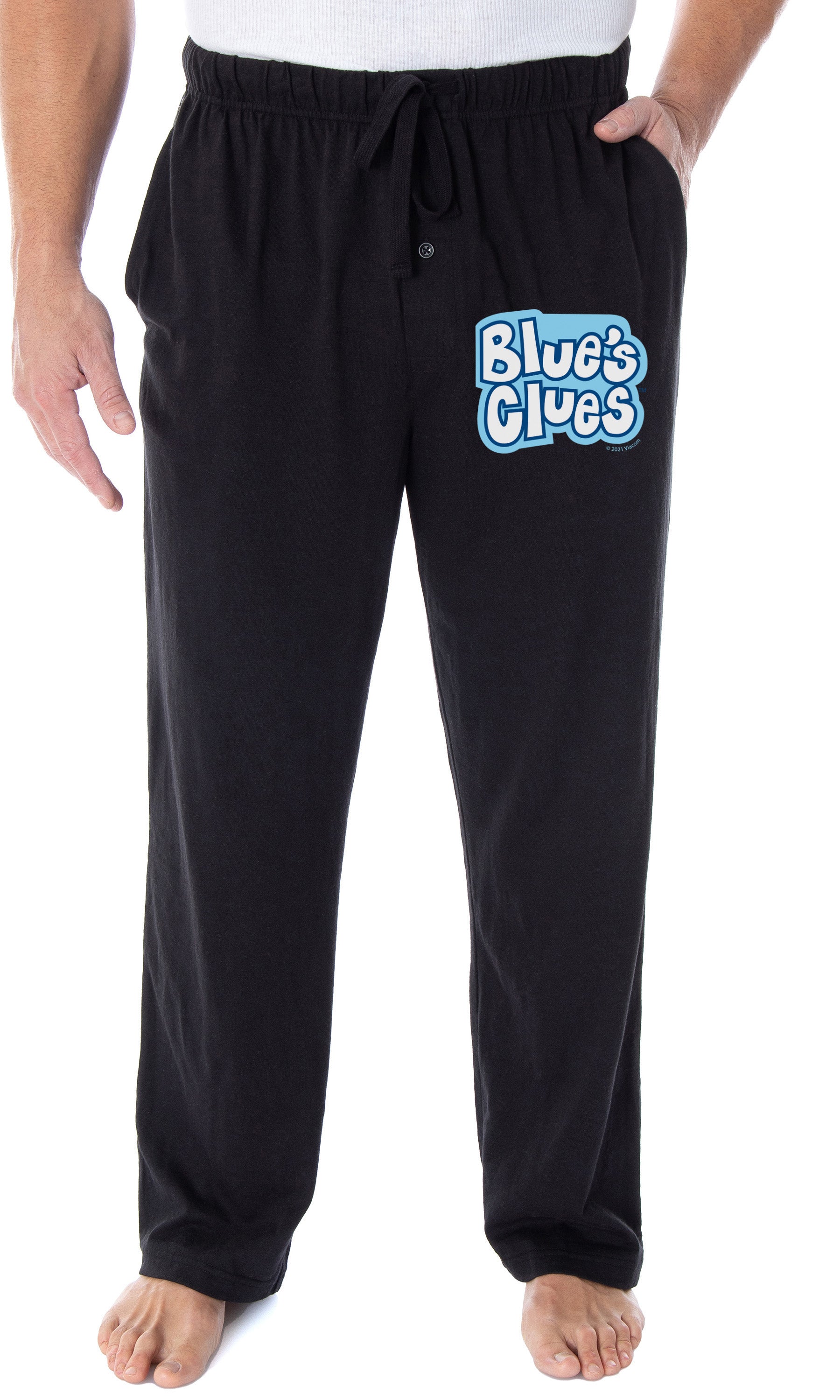 Nickelodeon Mens' Blue's Clues Logo Sleep Pajama Pants