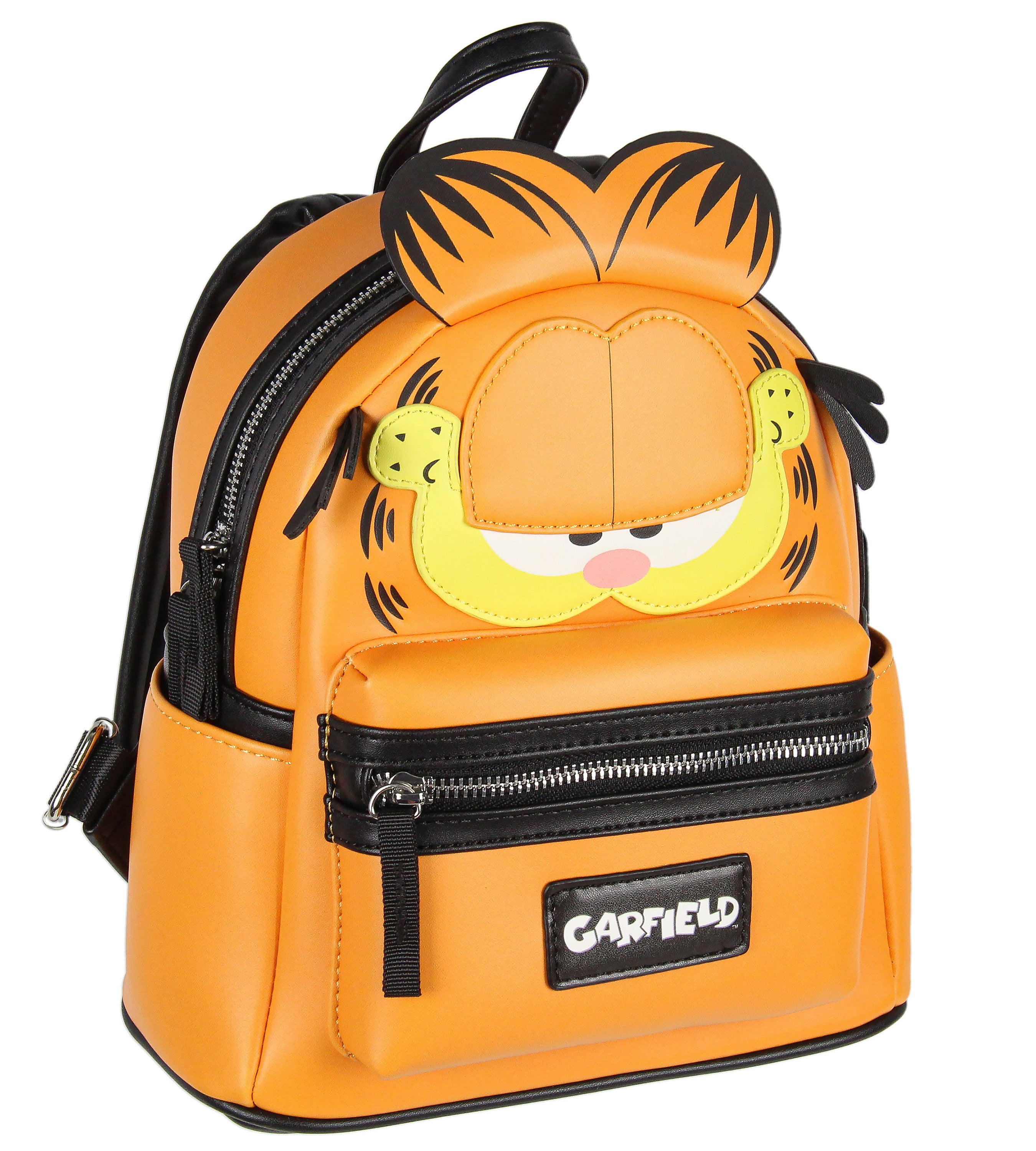 Nickelodeon Classic Comic Character Face Garfield Zippered Mini Backpack Bag